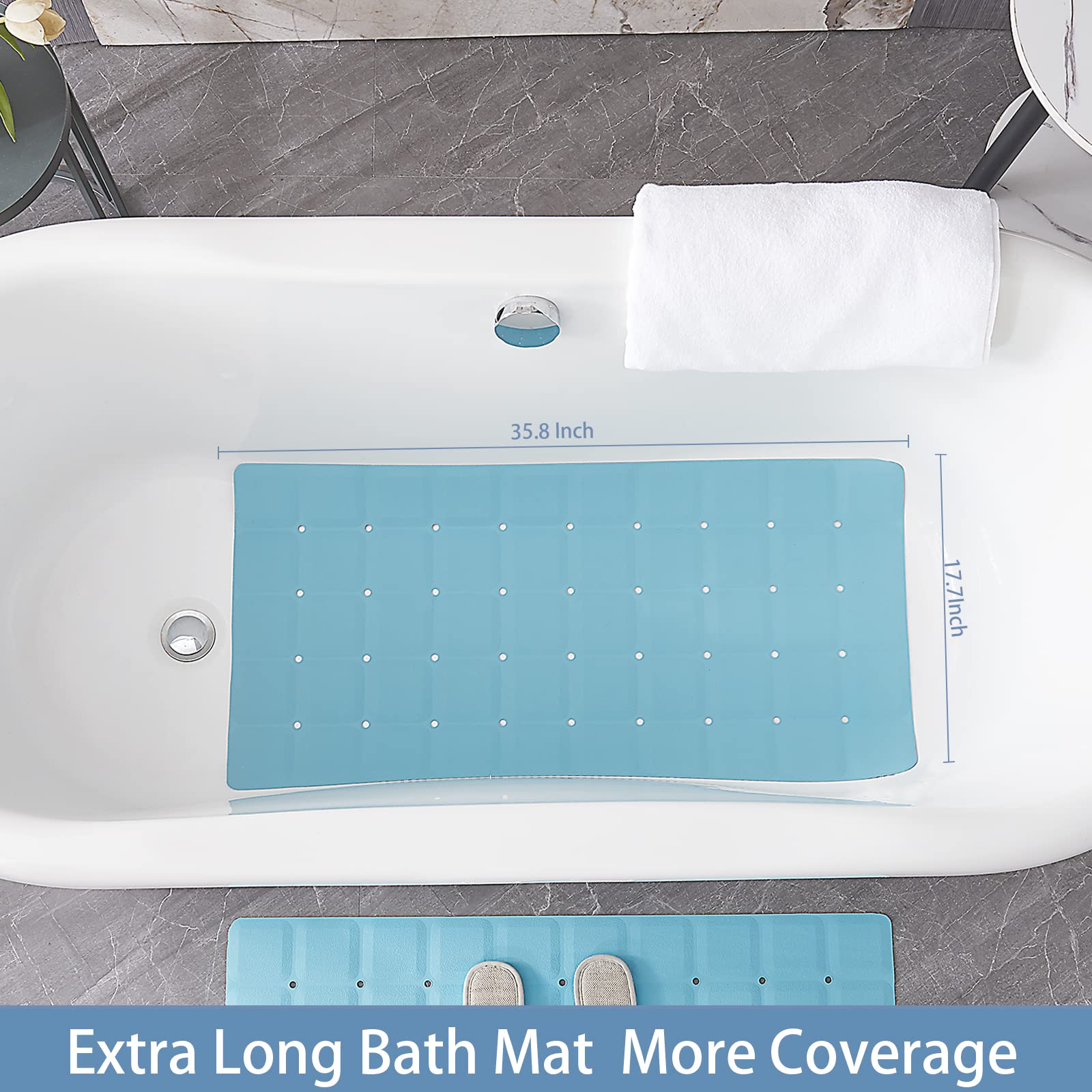 Foldable Silicone Bathtub Mat