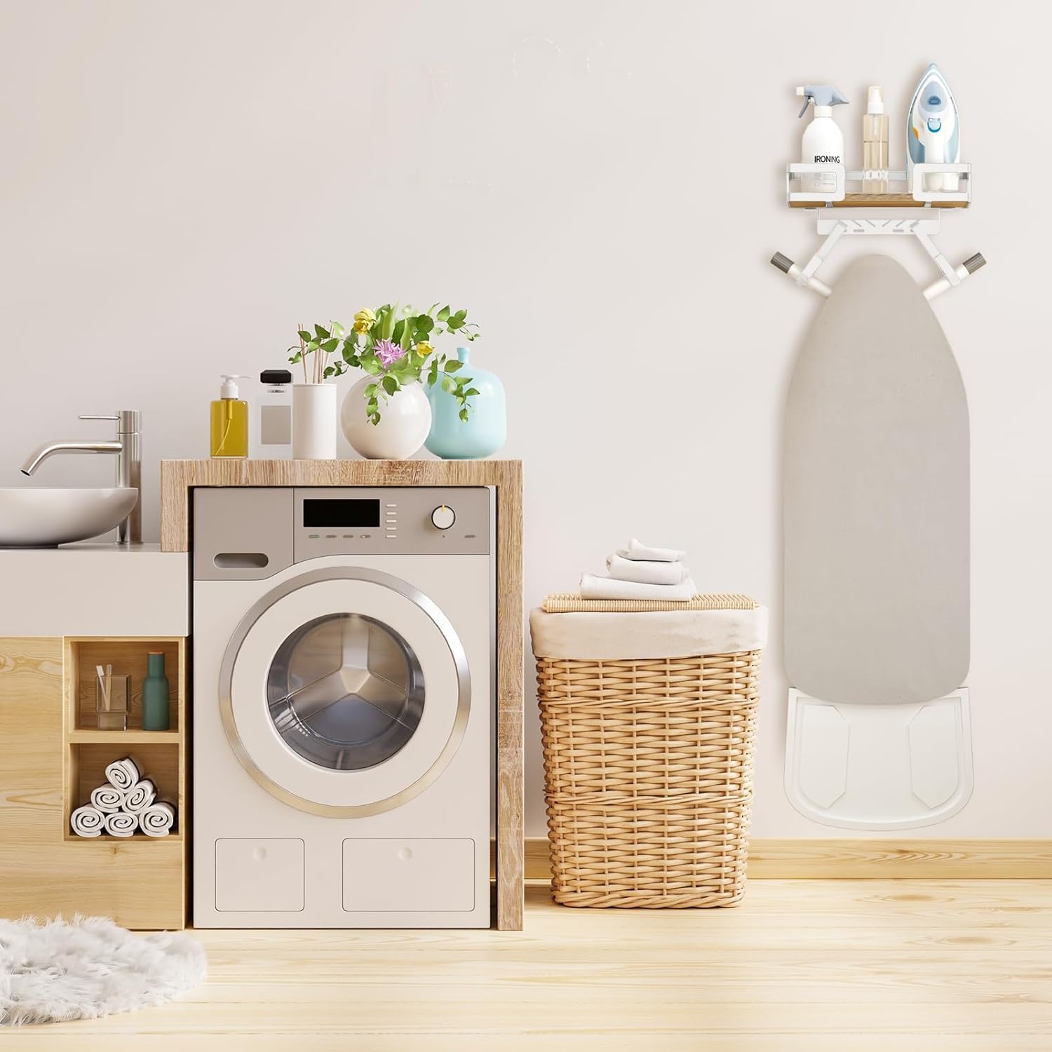 Ironing Board Hanger Wall Mount