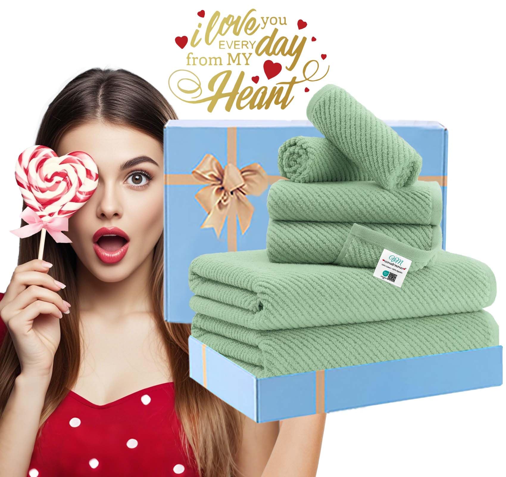 6PC Towel Set (6 Count)