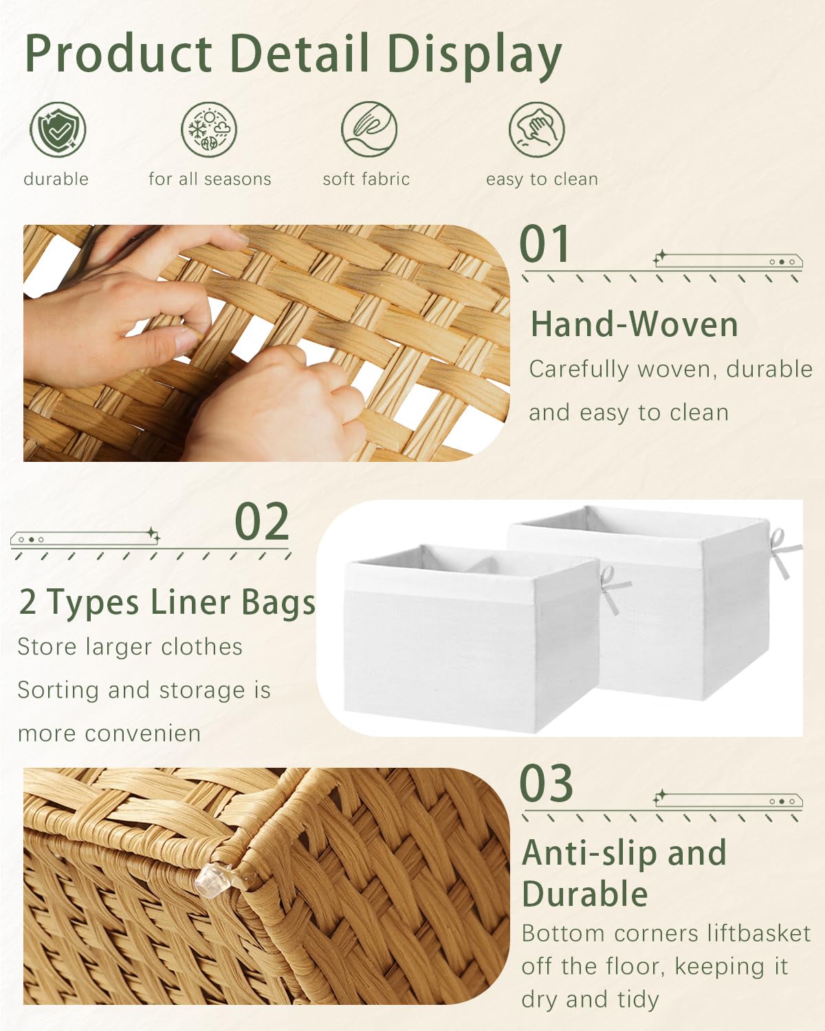 Storage Basket with Lid