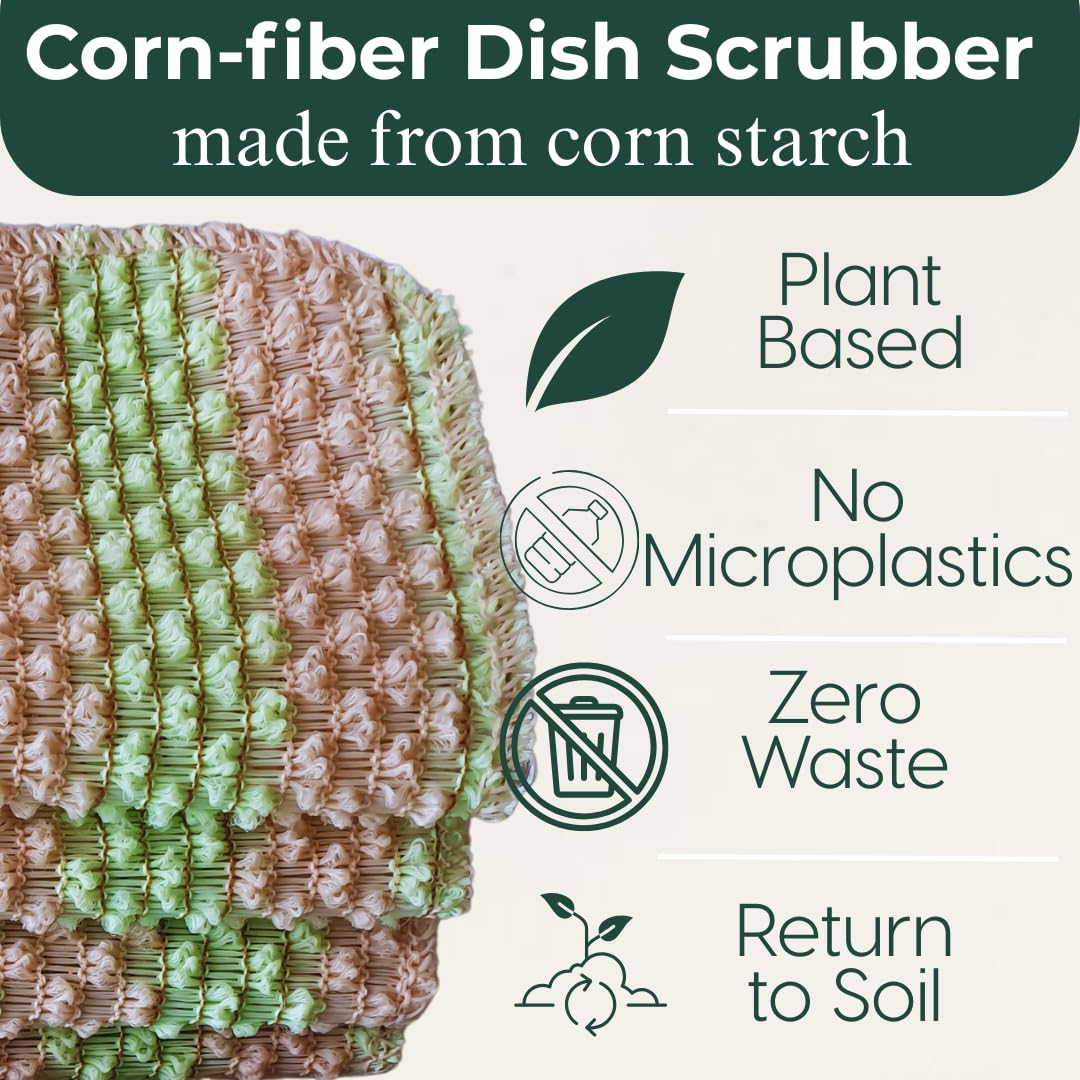 Plant Based Dish Scrubber [10 Pack]