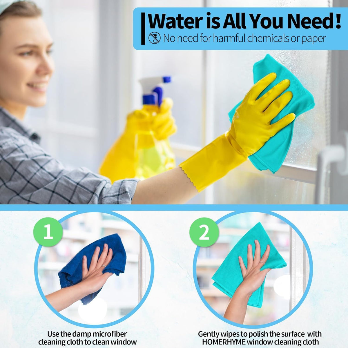 Microfiber Cleaning Cloth (6 Count)