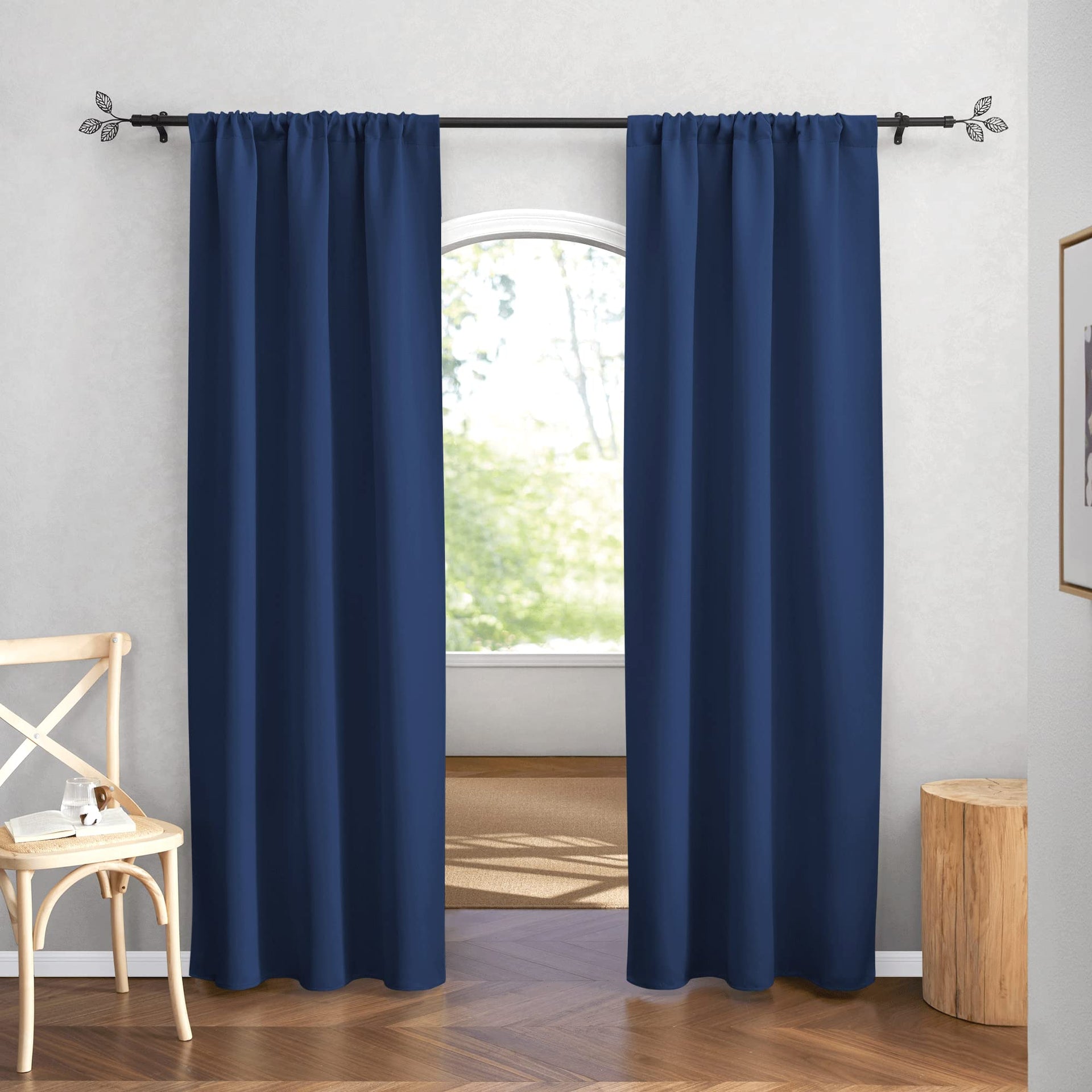 Blackout Curtains for Bedroom Living Dining Room 84 inches Long (2 Count)
