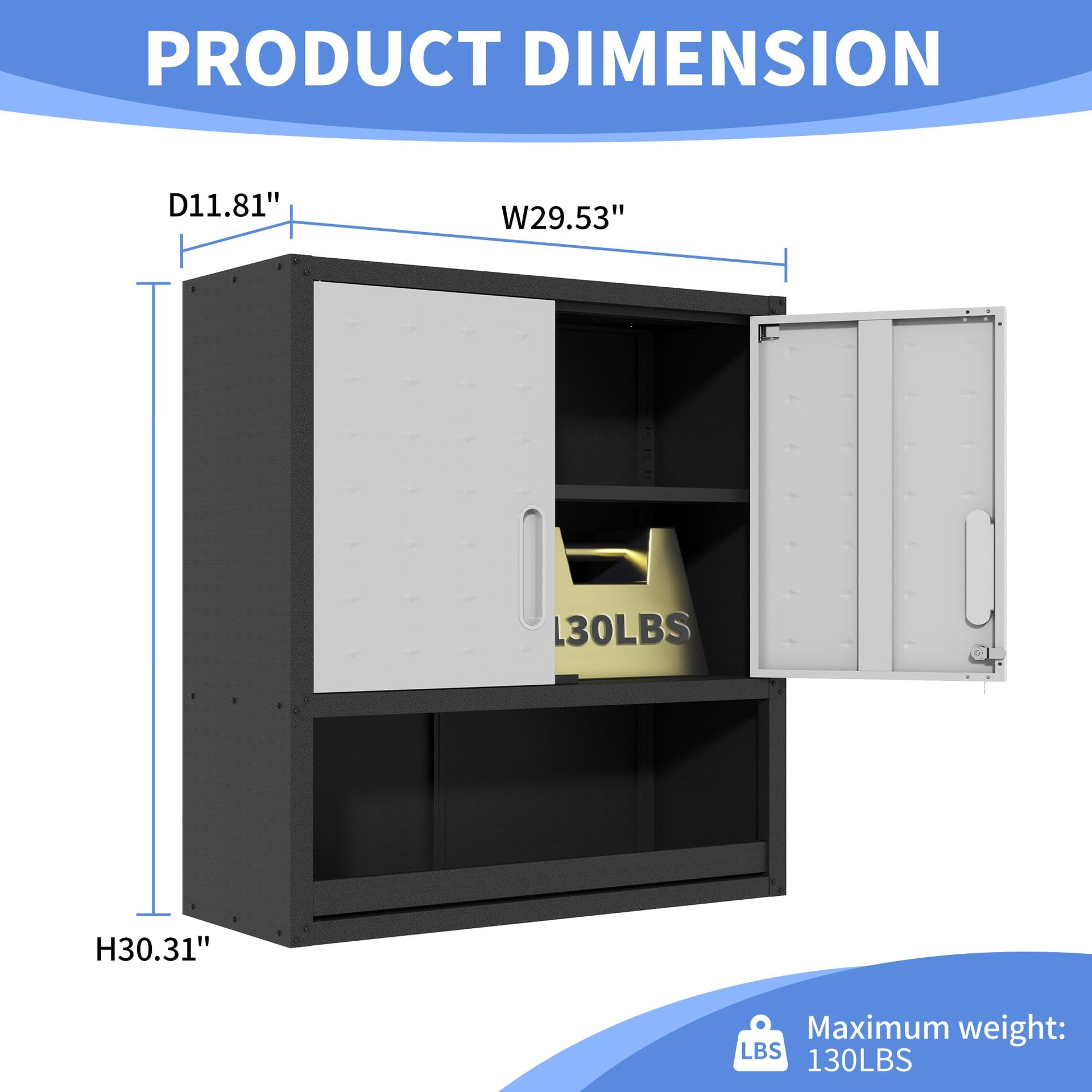 Metal Storage Cabinet for Garage