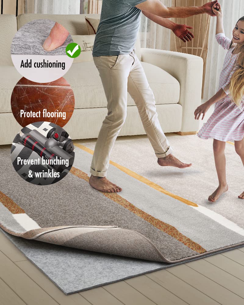2.6x16 Non Slip Rug Pad for Hardwood Floors
