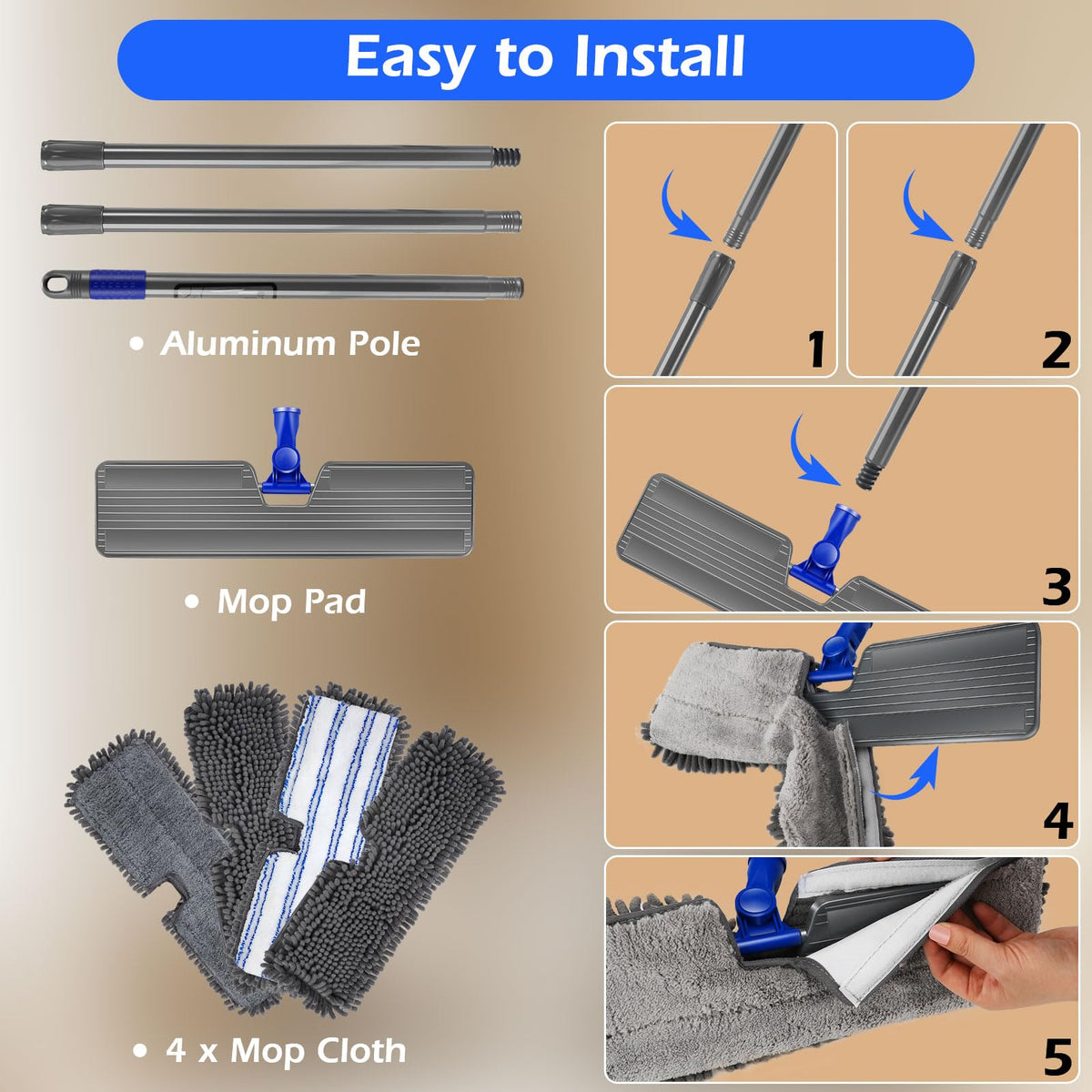 Dust Mop for Hardwood Floors