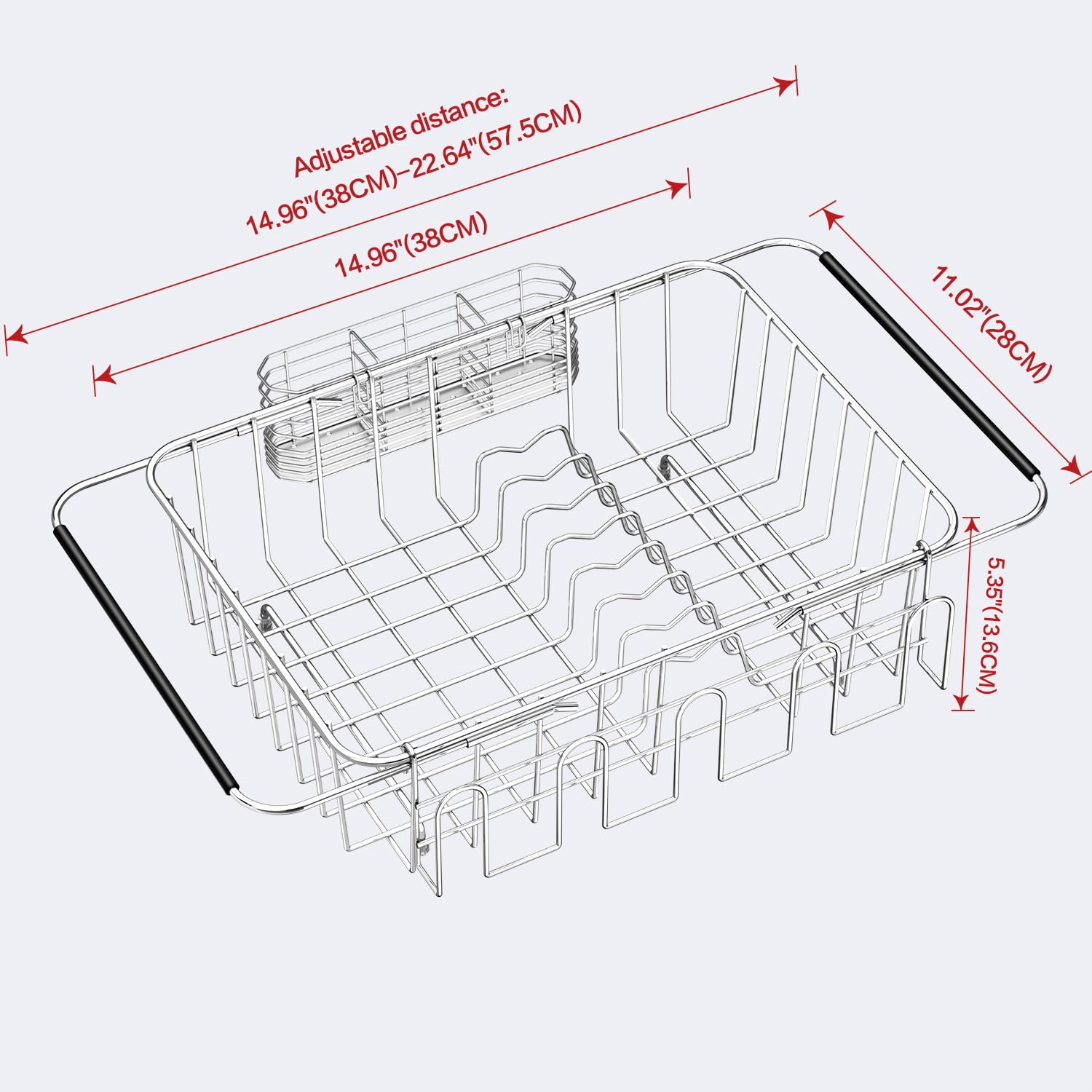 Dish Drying Rack in Sink