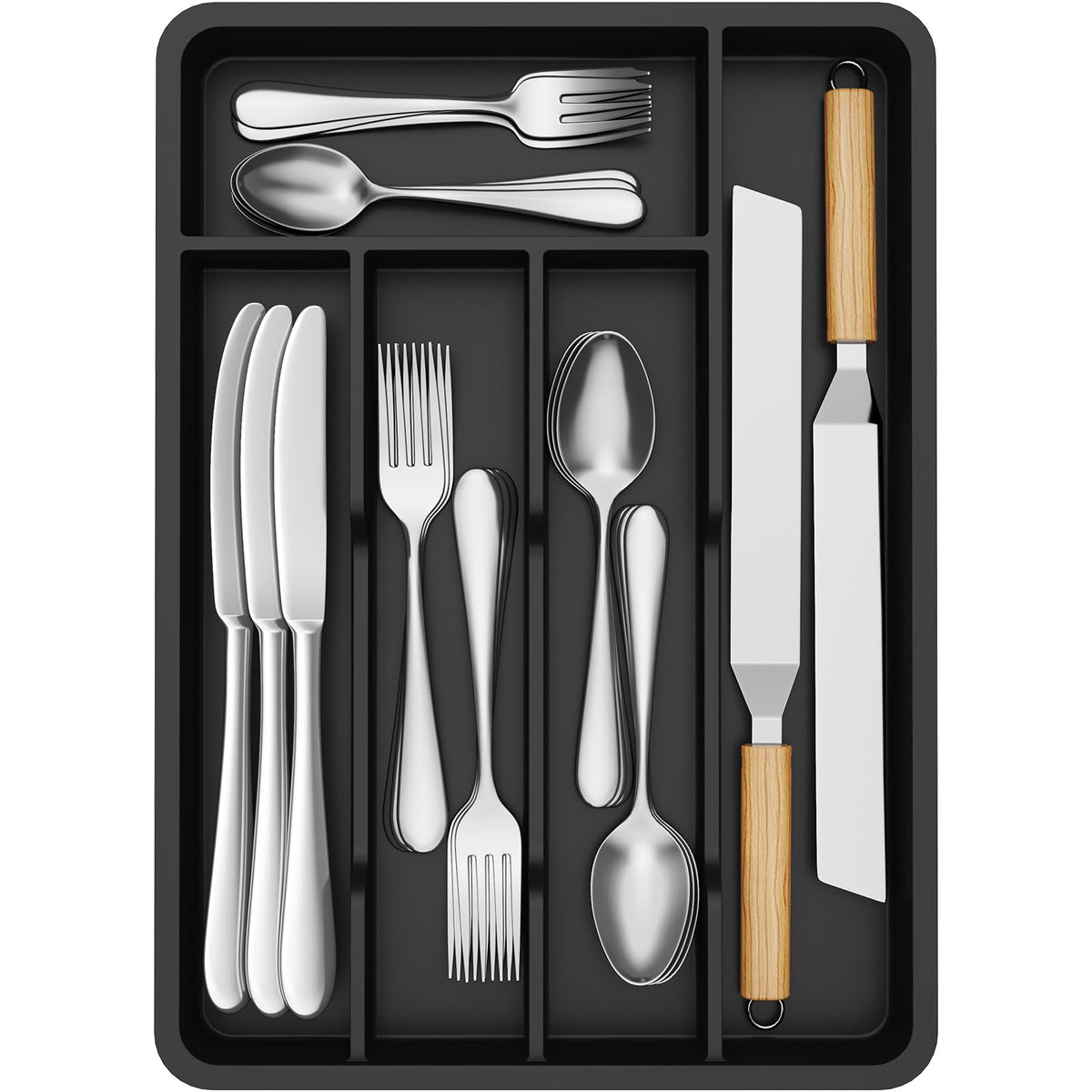 Silverware Drawer Organizer Tray