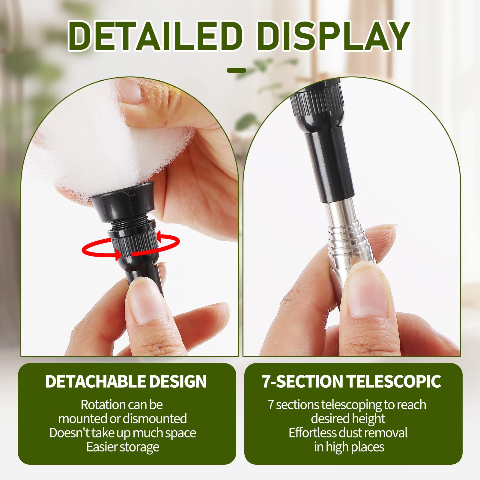 Extendable Lambswool Duster 25 (2 Count)