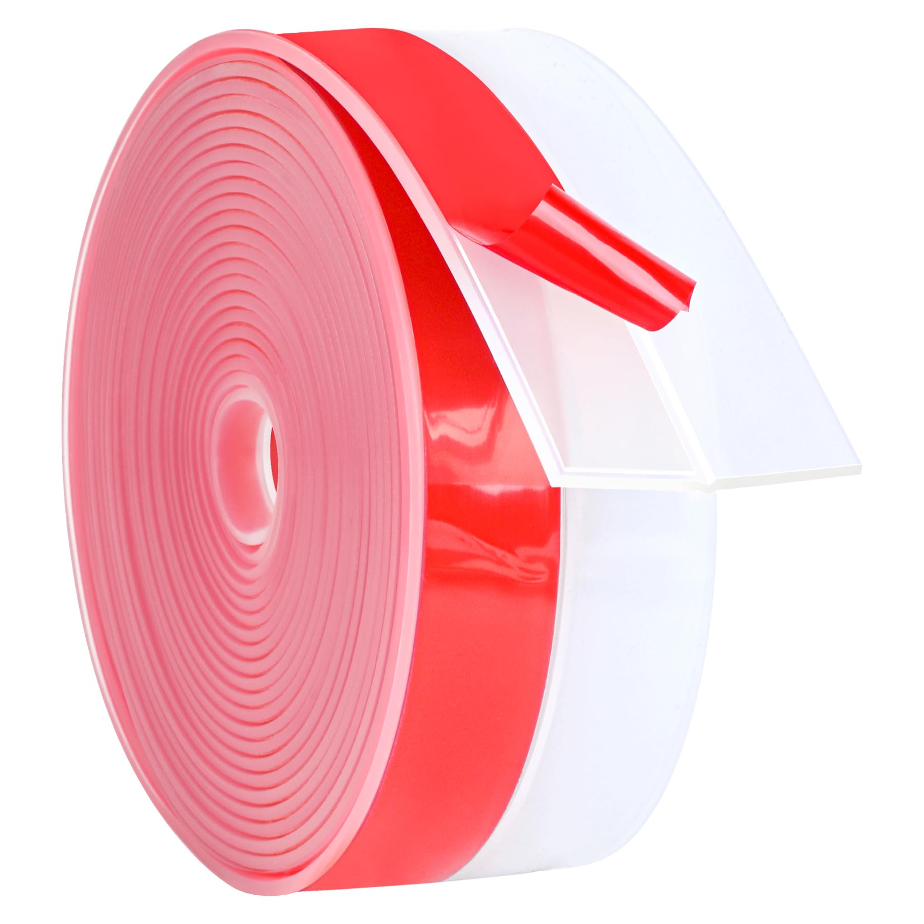 Weather Stripping Silicone Door Seal Strip 3 in x 10 ft Door Draft Stopper Self Adhesive Door Draft Tape (10 Foot)