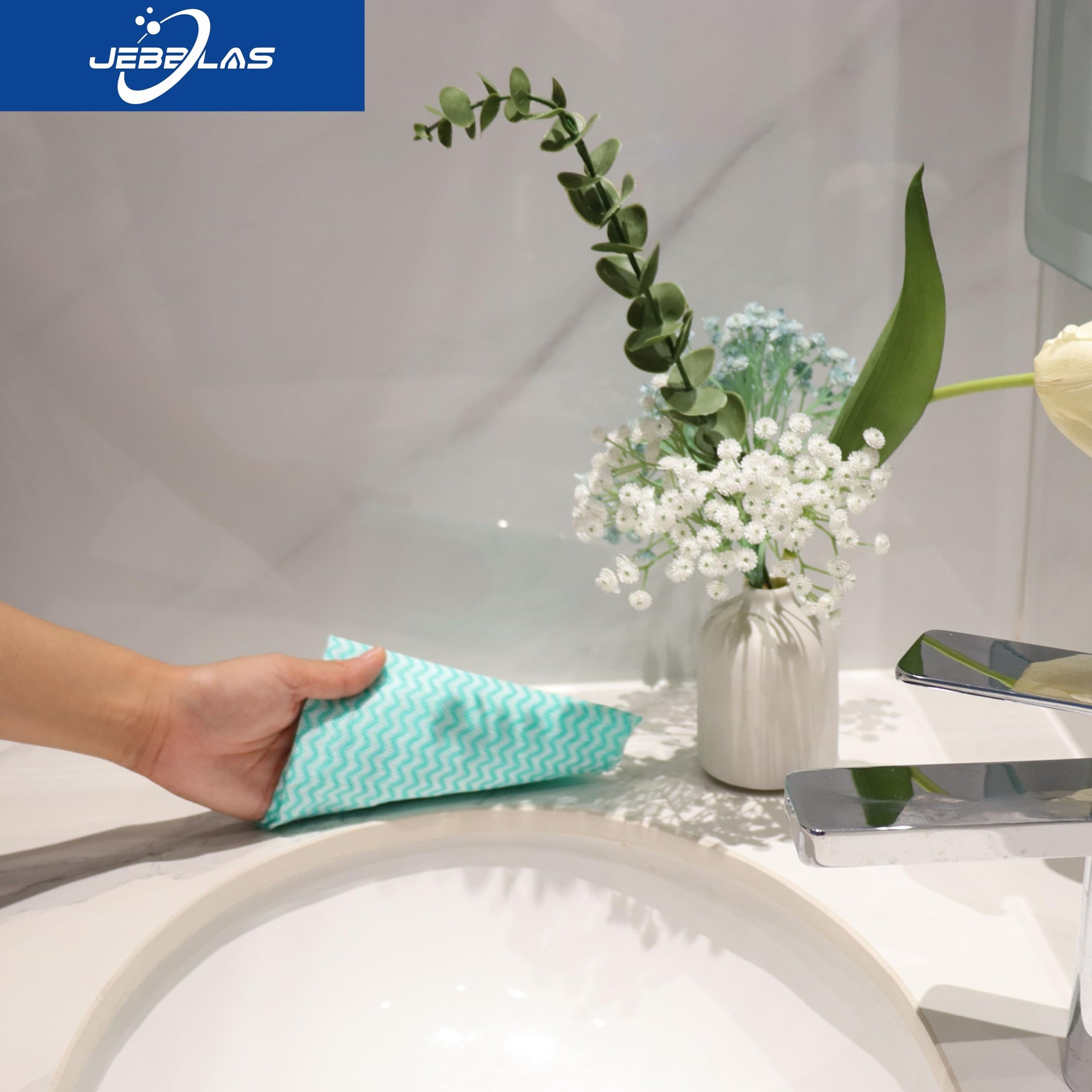 Handi Wipes Reusable Cloths Dry Cleaning Cloths Dish Towel Kitchen Towel Handy Cleaning Wipes (50 Count)