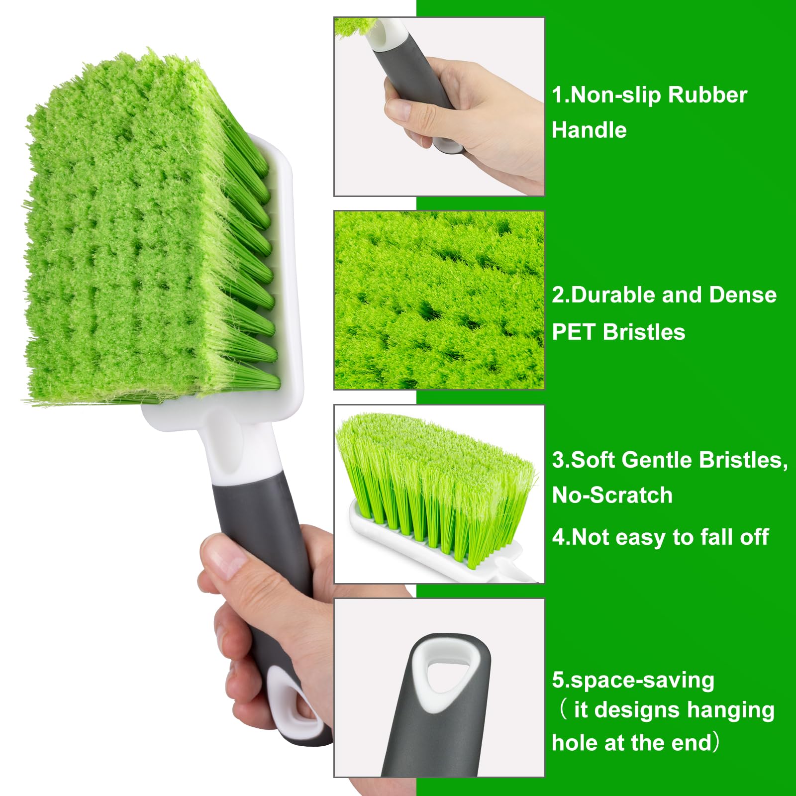 2 Pack Car Wash Brush (2 Count)