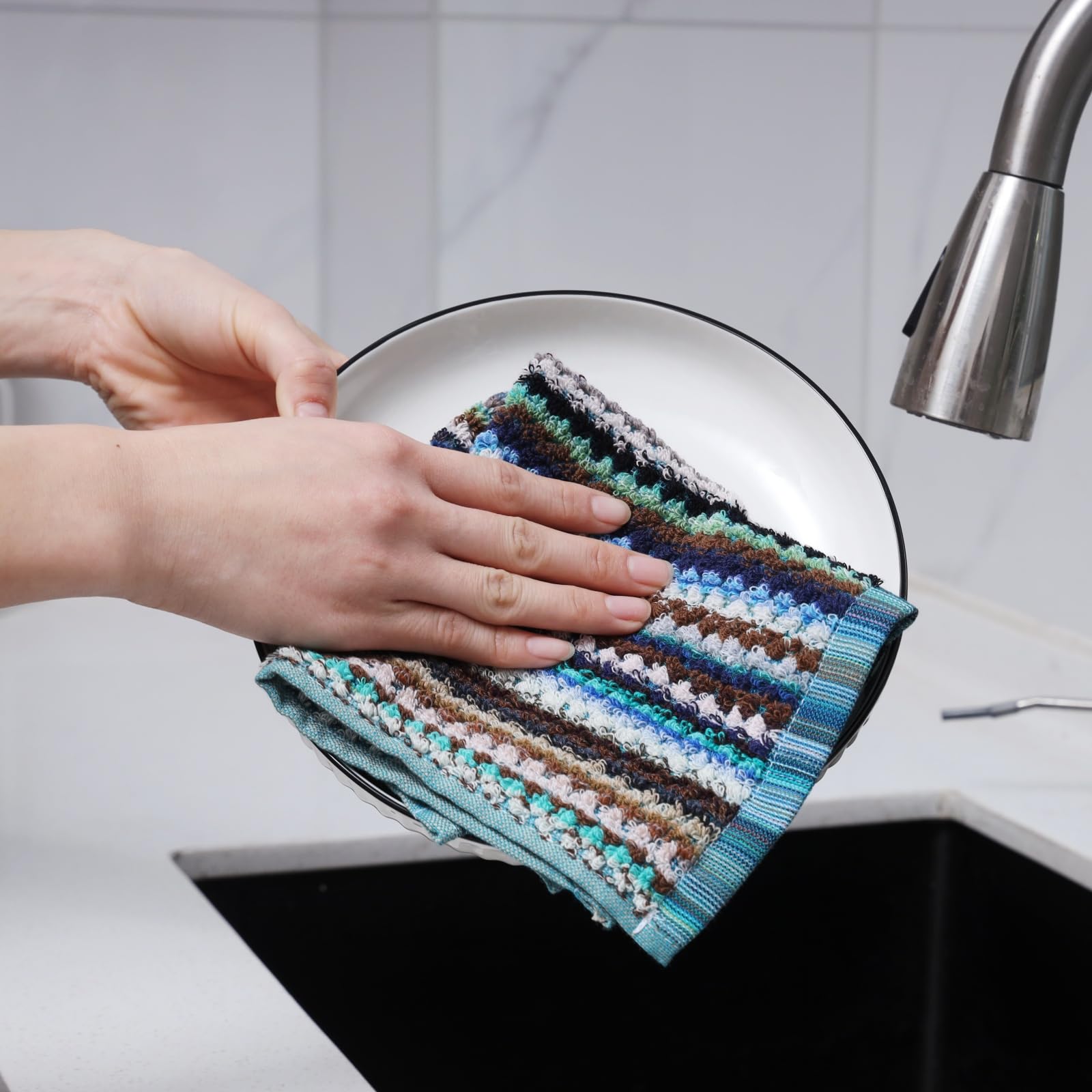 Kitchen Dish Cloths for Washing Dishes (8 Count)
