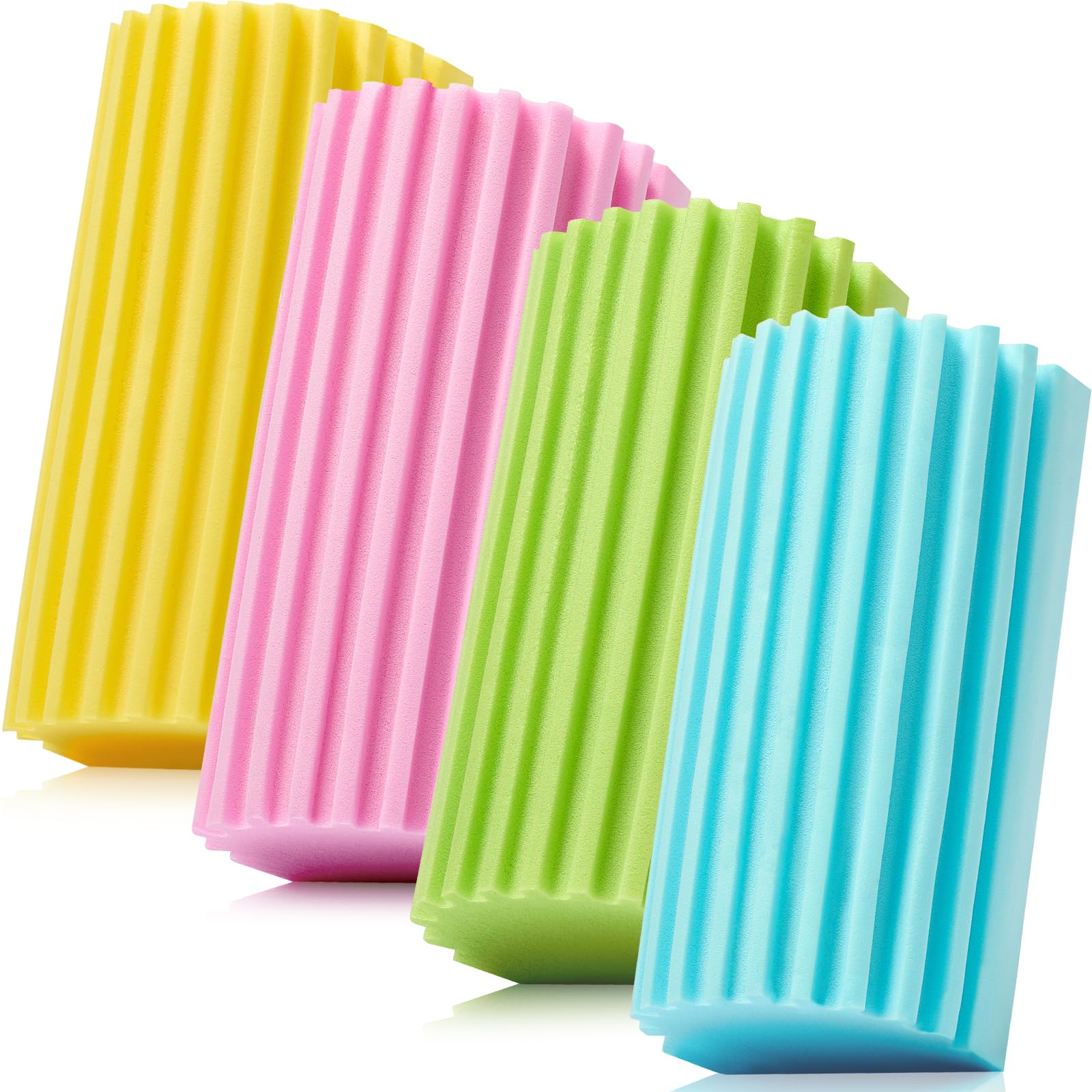 4 Pack Damp Dusting Sponge Duster (4 Count)
