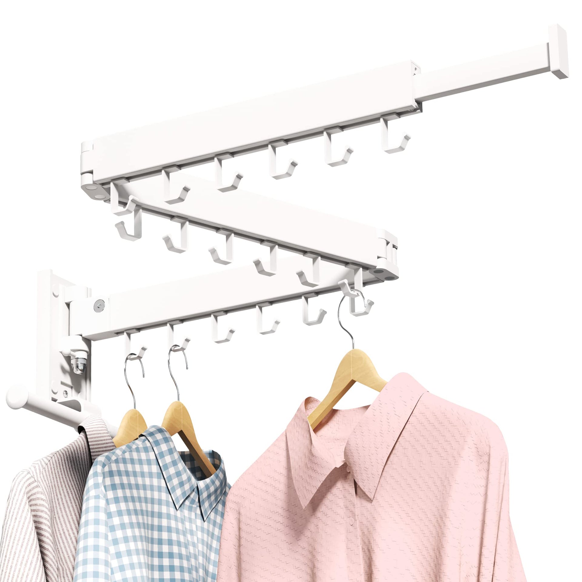 Drying Rack Wall Mounted Clothes Rack