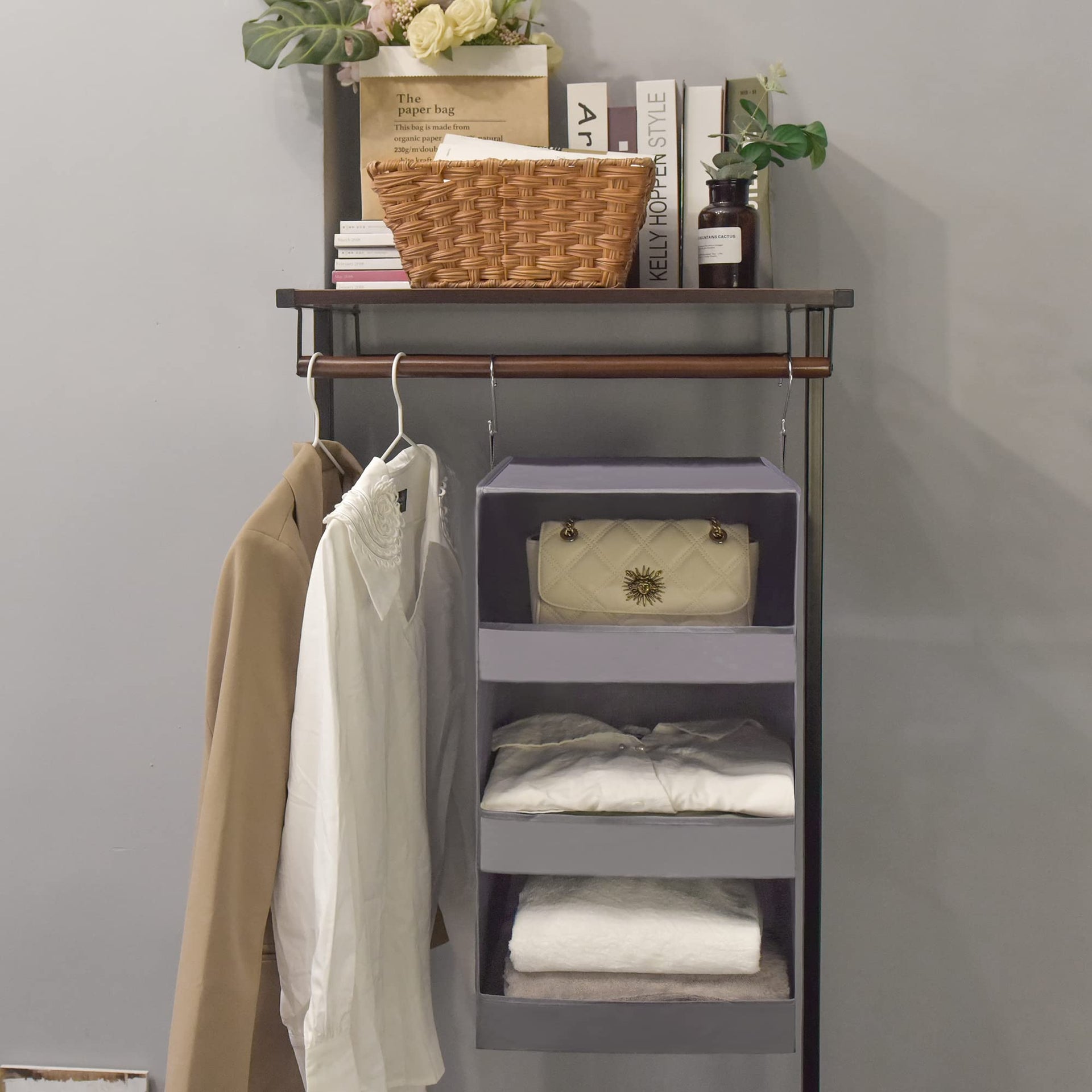 3 Shelf Hanging Closet Organizer (2 Count)