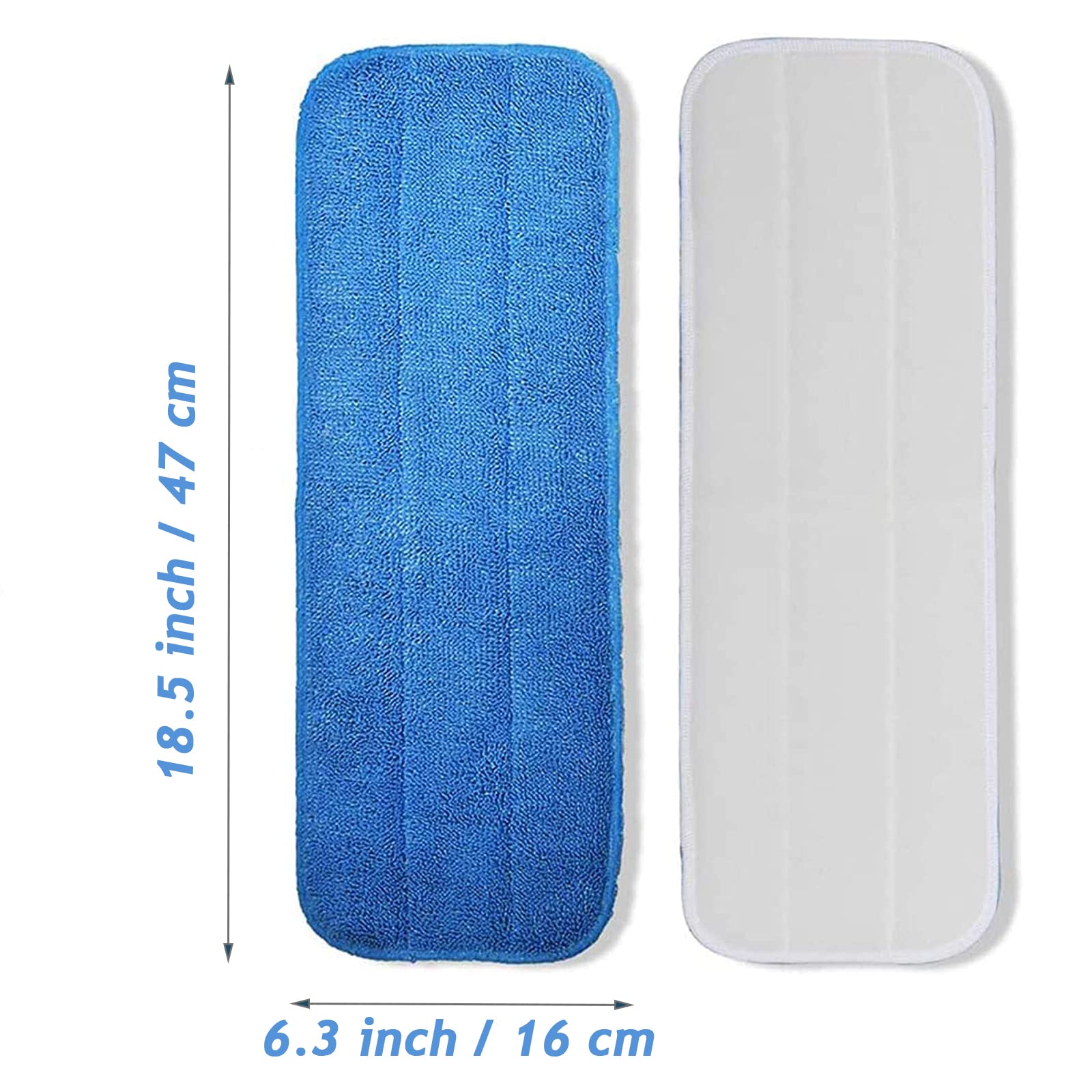 12Pack Microfiber Mop Pads (12 Count)