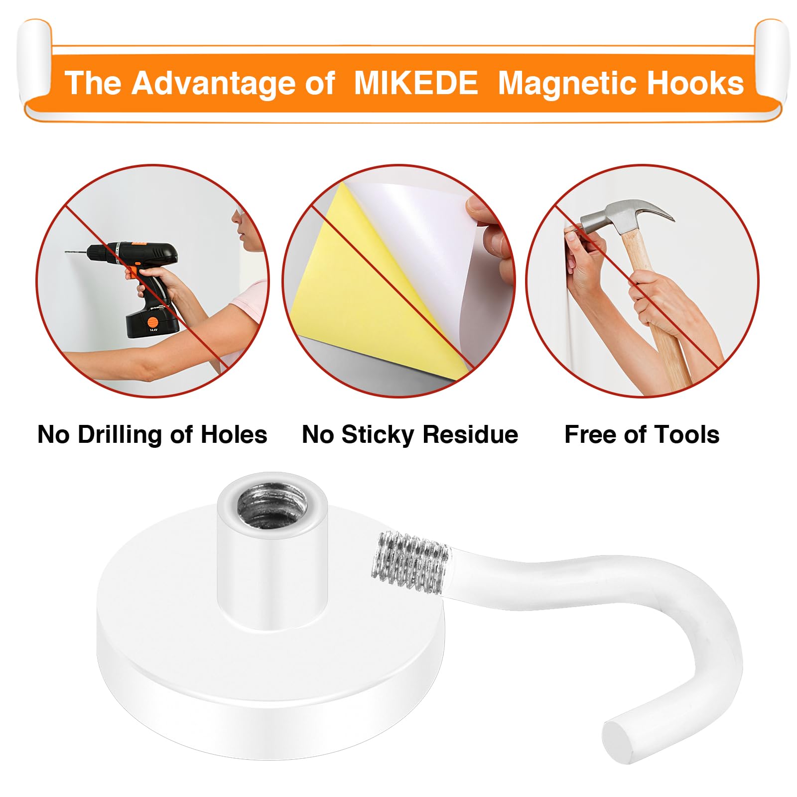 Magnetic Hooks 50LB+ Heavy Duty Magnet Hook for Cruise Cabins