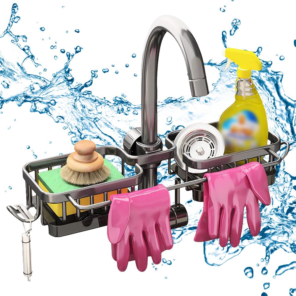 Sink Organizer Rack for Kitchen and Bathroom