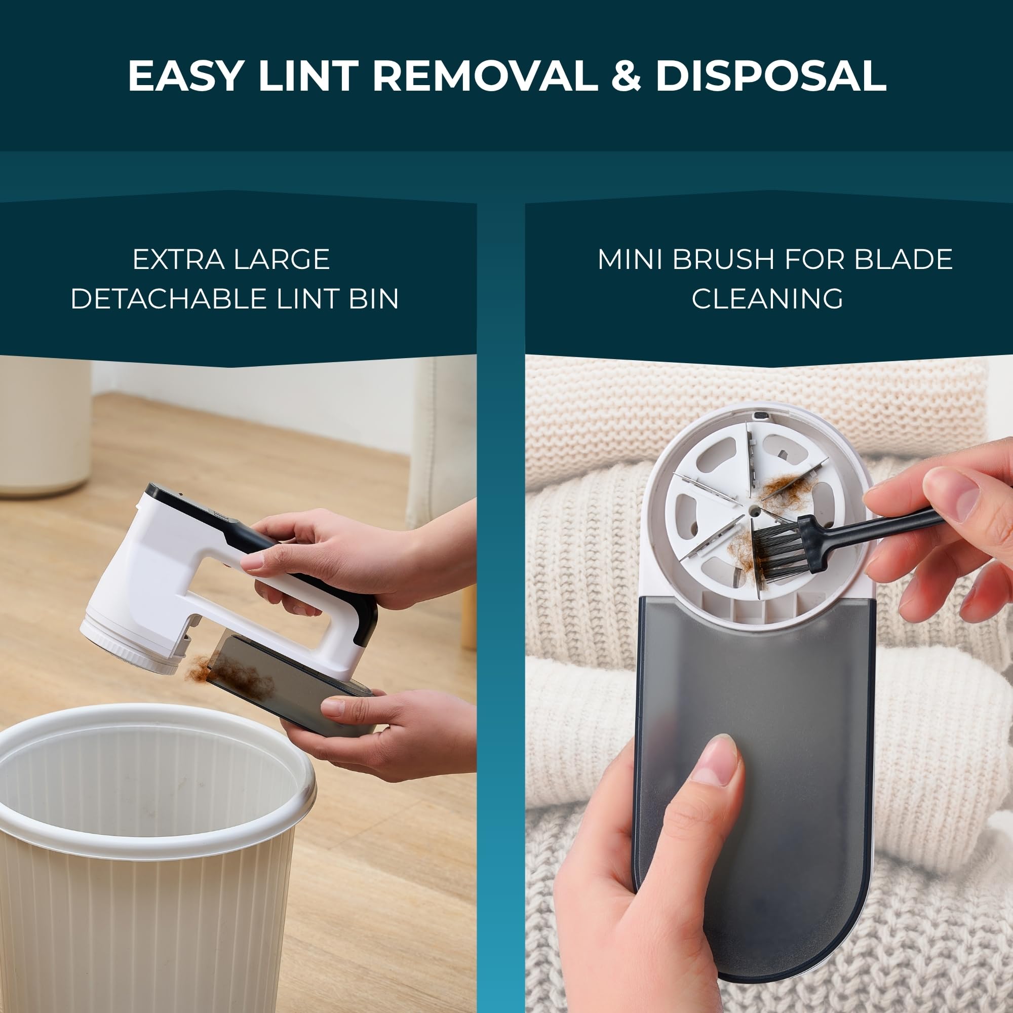 XL Rechargeable Fabric Shaver & Fuzz Remover w