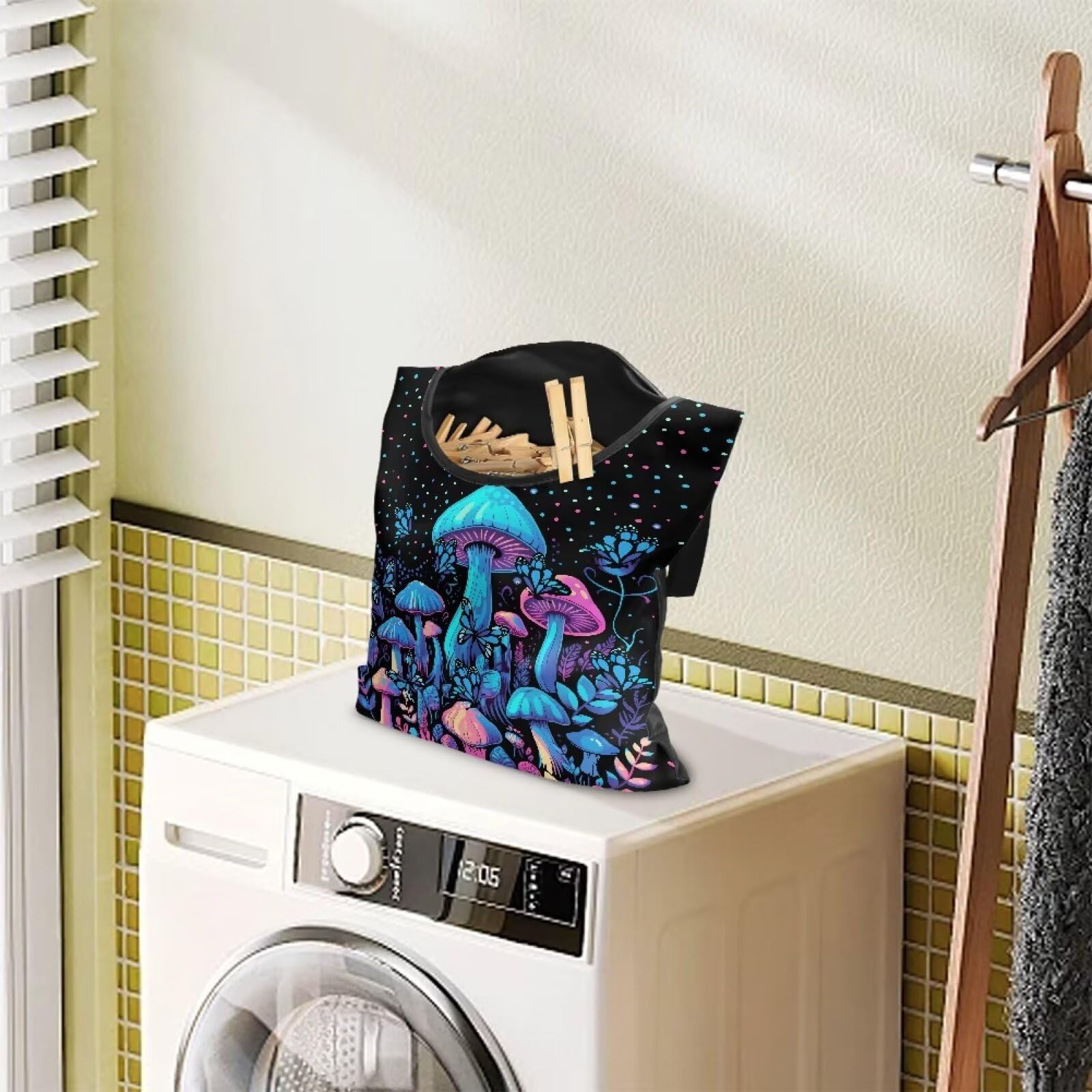 Blue Mushroom Adjustable Door