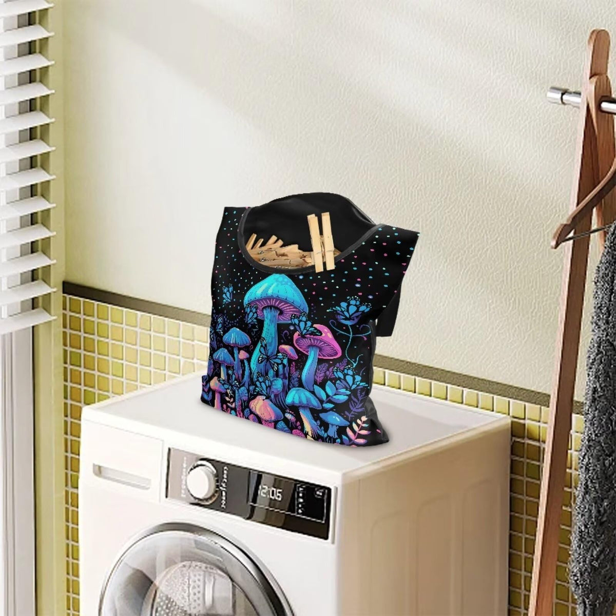 Blue Mushroom Adjustable Door