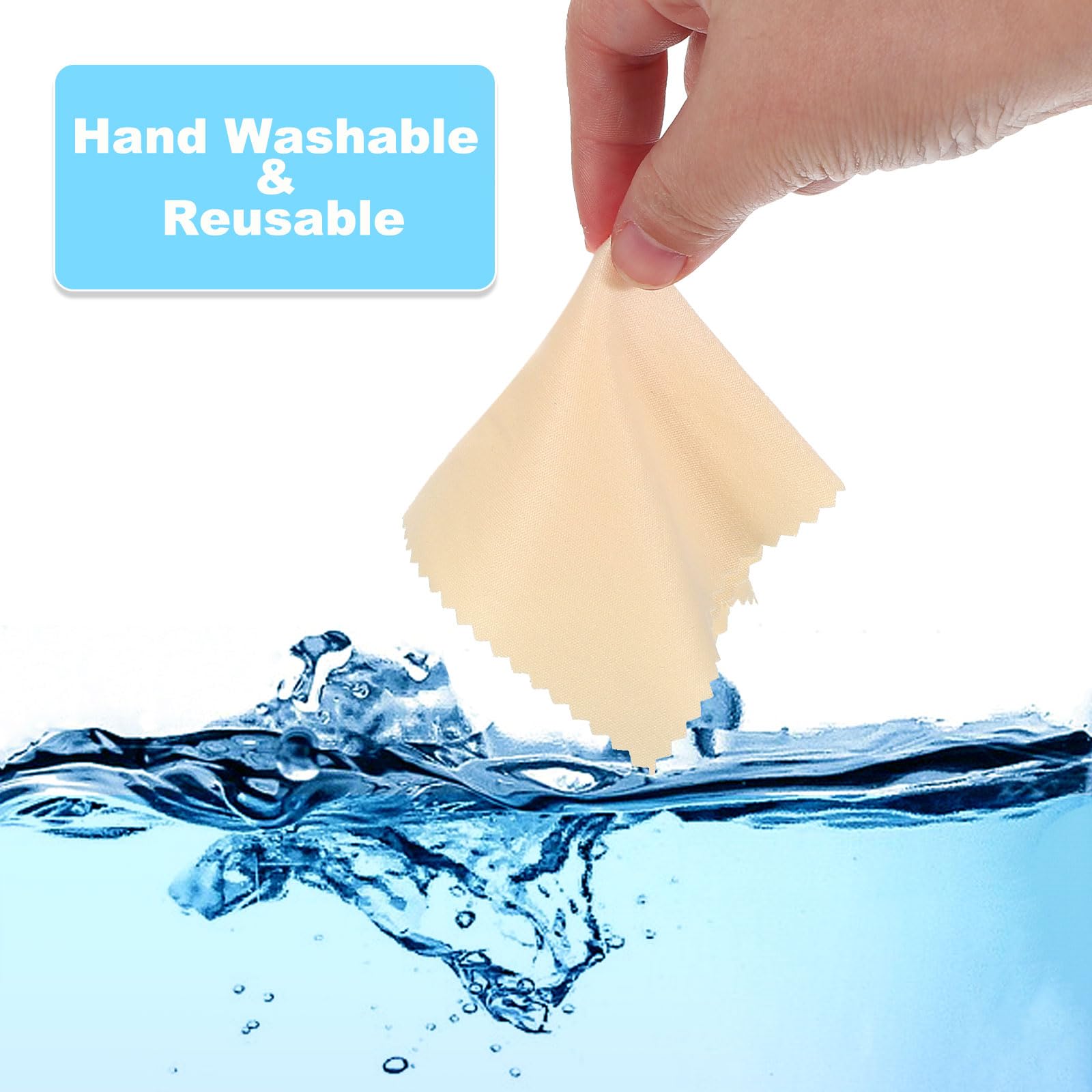 Eyeglass Microfiber Cleaning Cloth 7"x6"