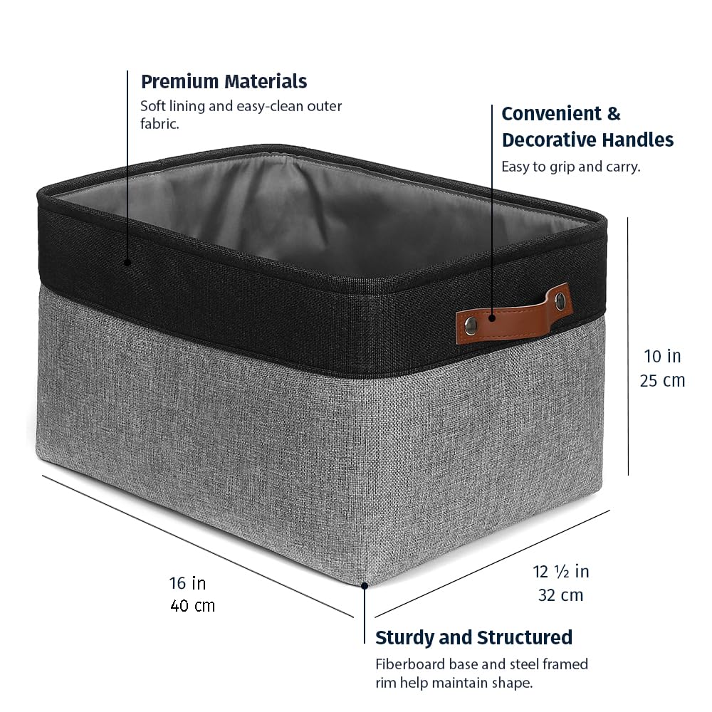 16x12.5in Storage Baskets (3 Count)