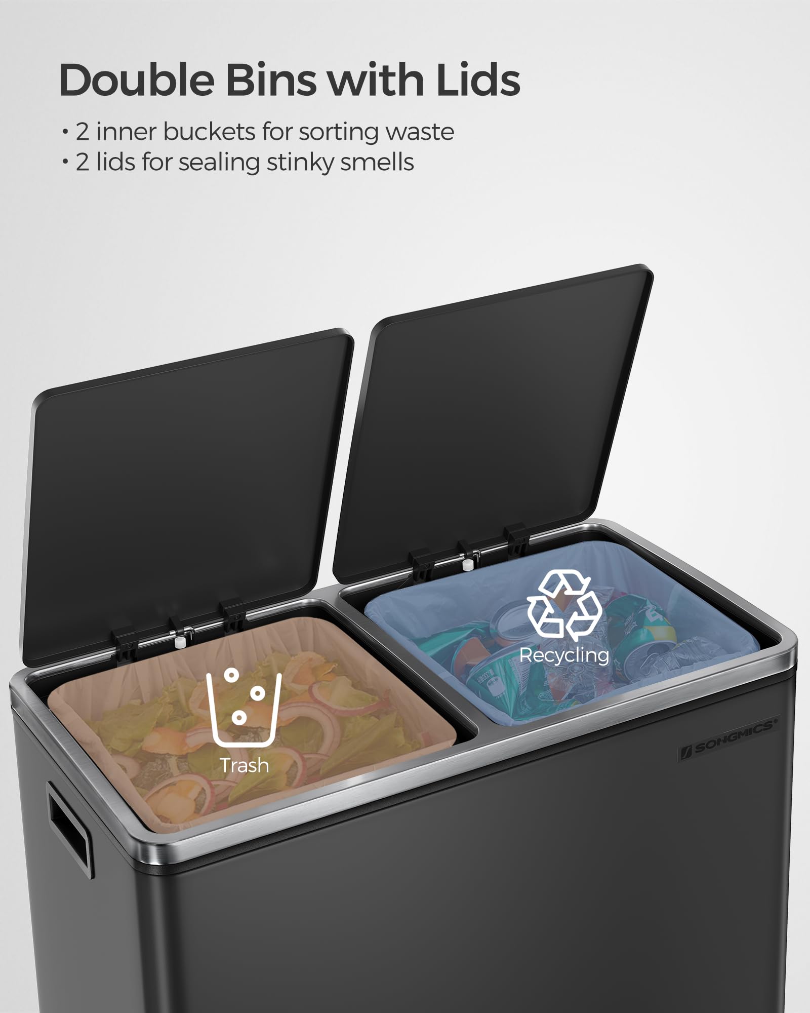 Trash Can 2 x 8 Gallon