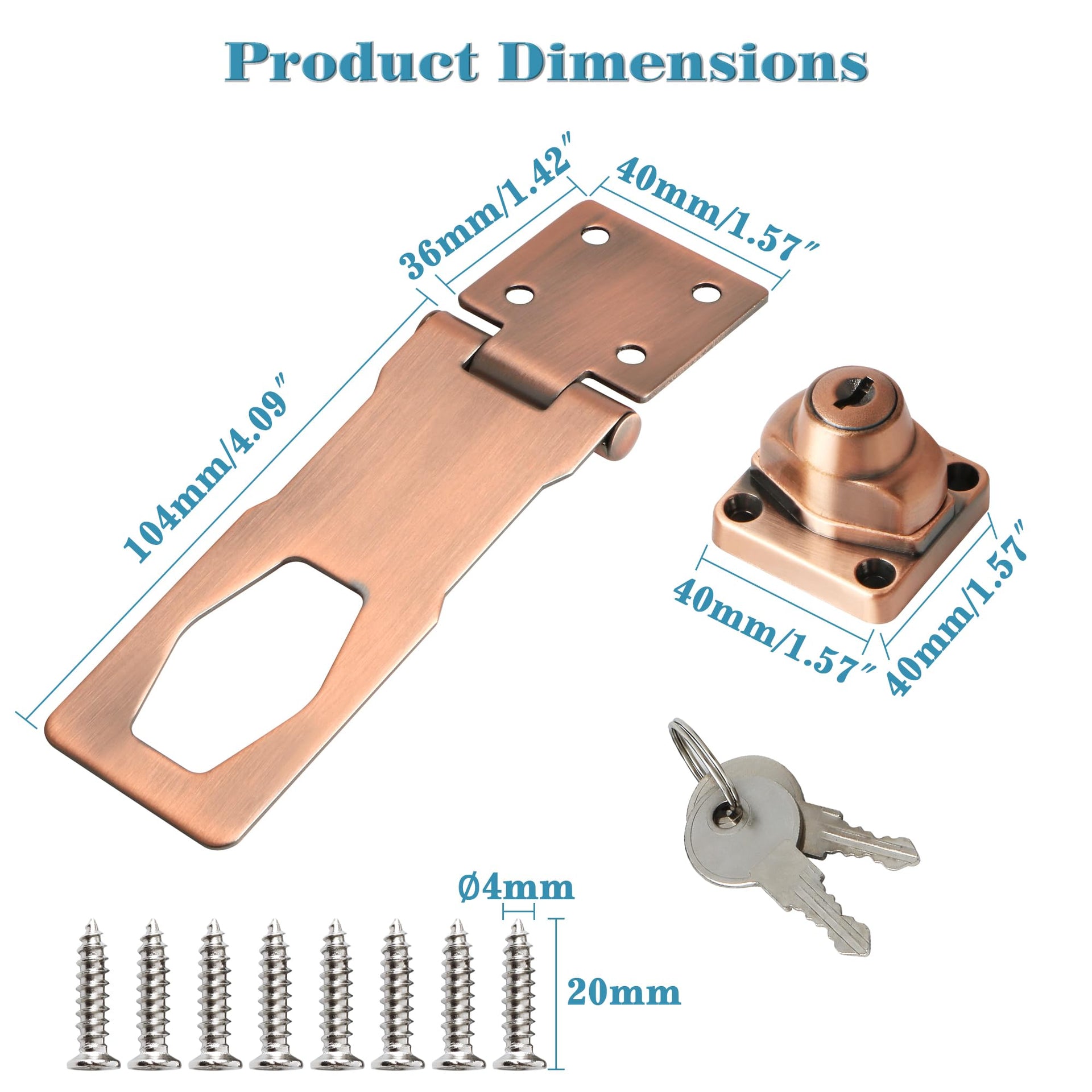 Keyed Hasp Latch