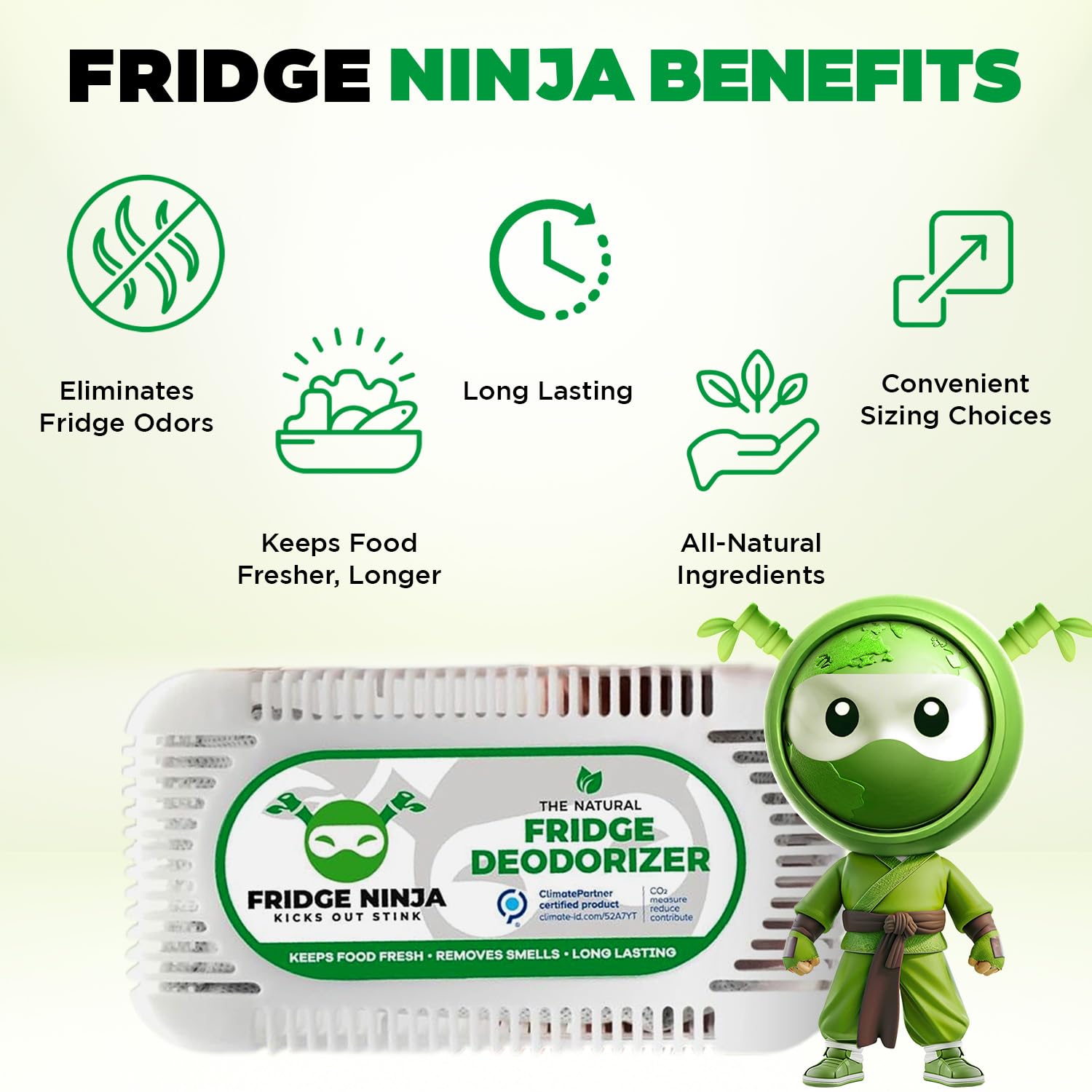Fridge Ninja Fridge Deodorizer (2 Count)