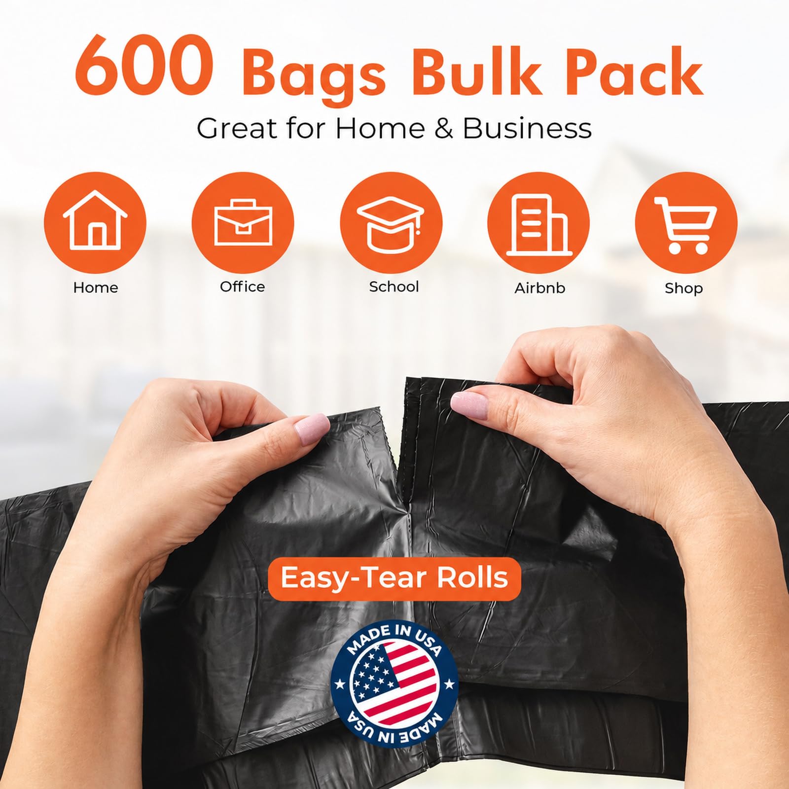55 60 Gallon Trash Bags (600 Count)
