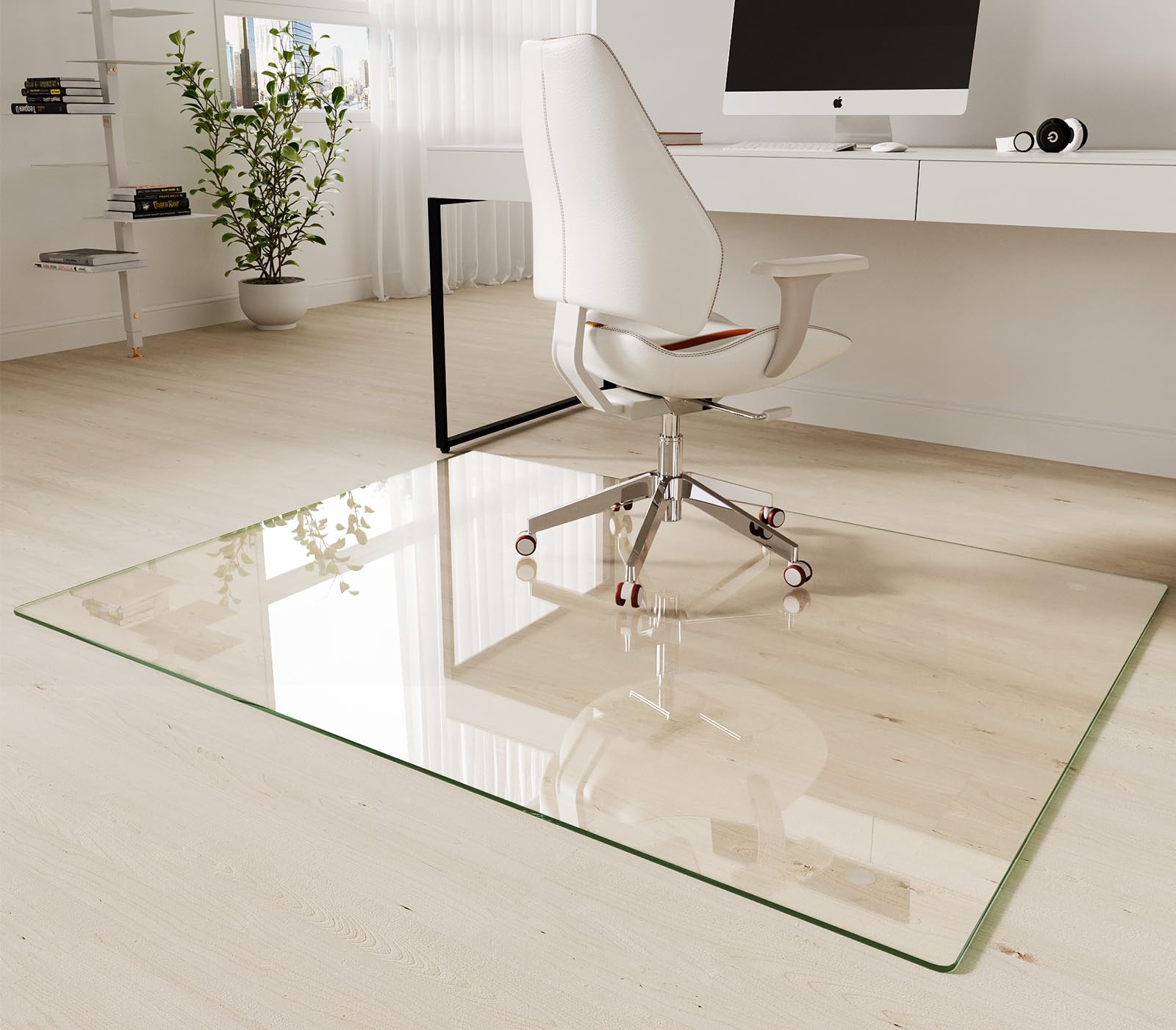 Tempered Glass Chair Mat 44"x58"