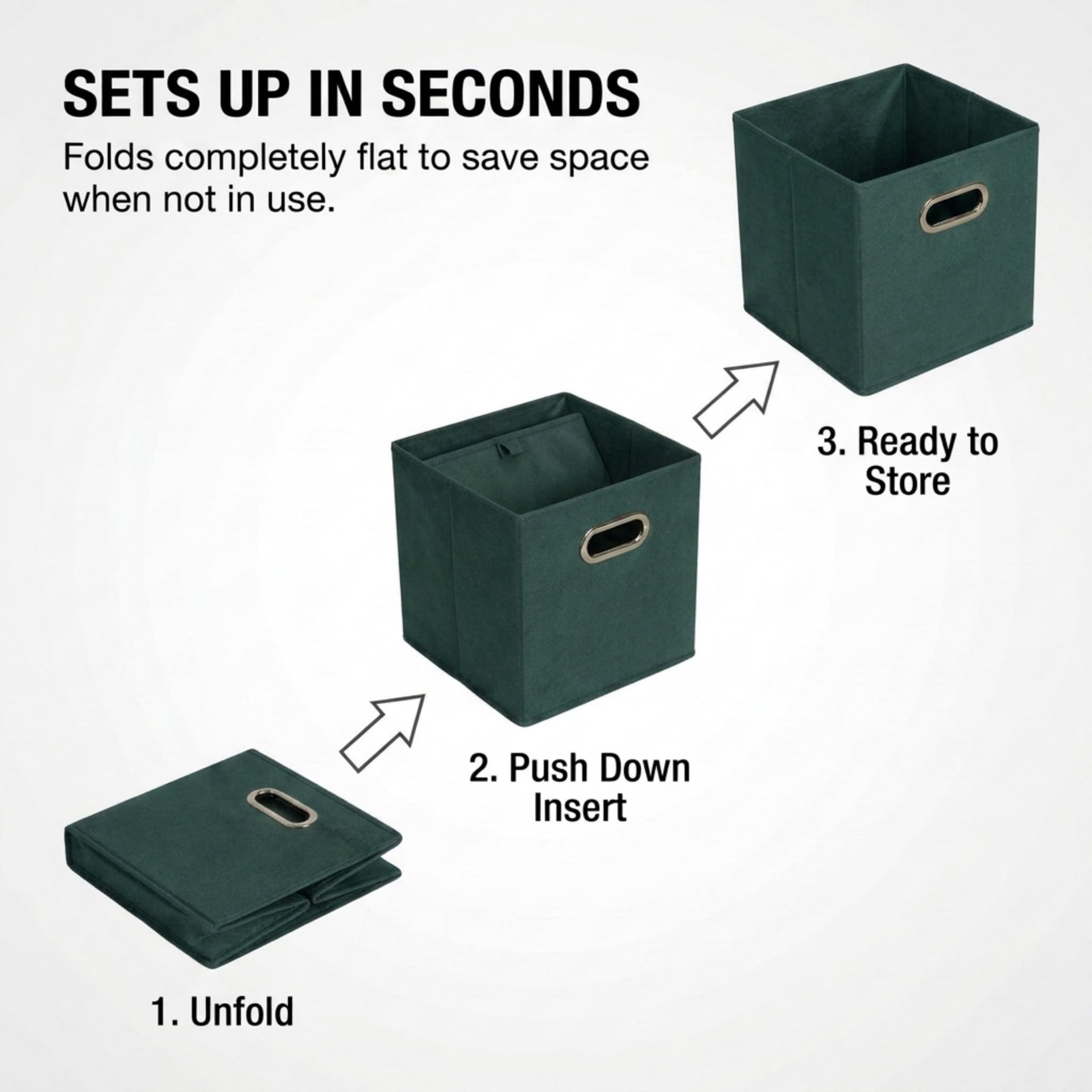 Foldable Fabric Storage Cubes 6