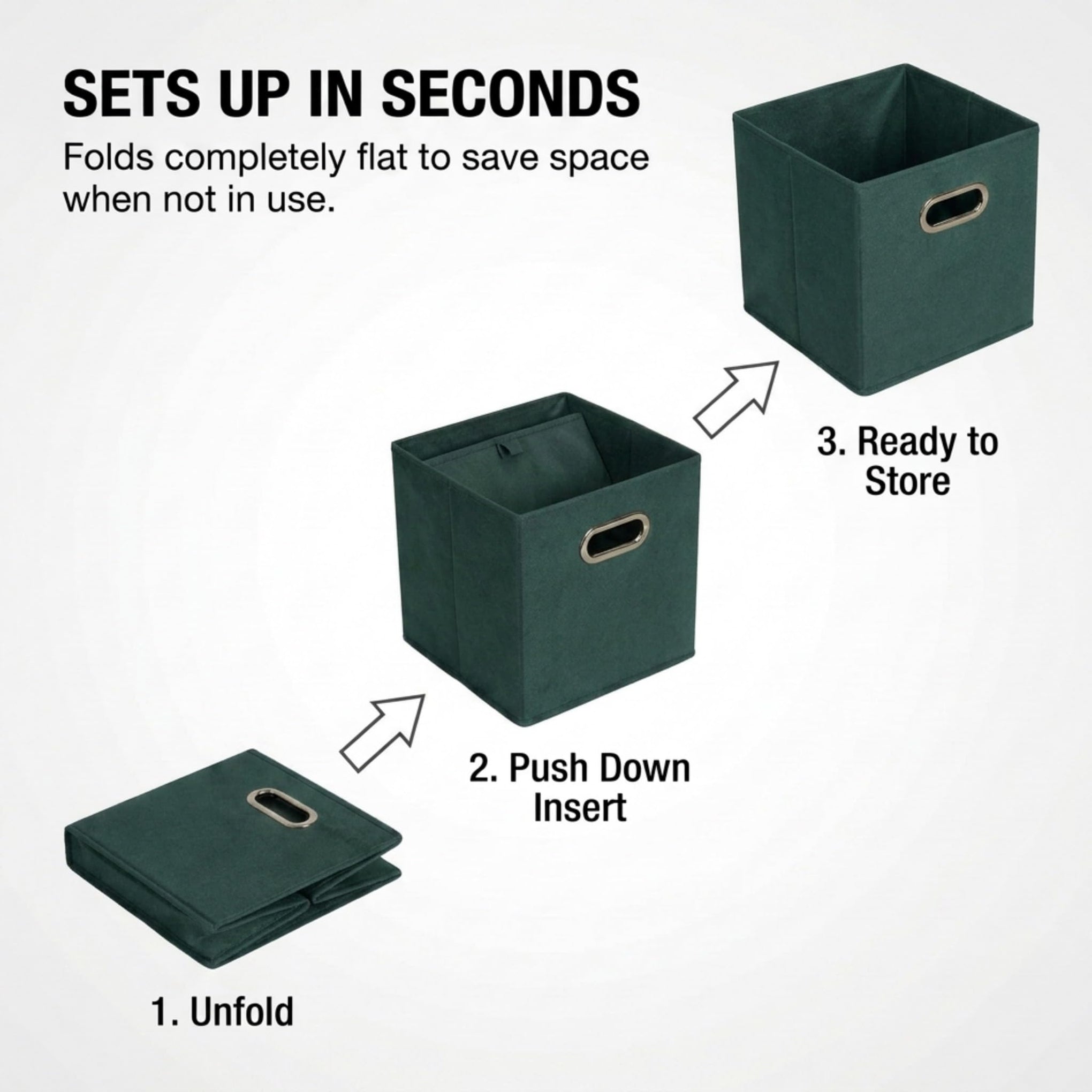 Foldable Fabric Storage Cubes 6