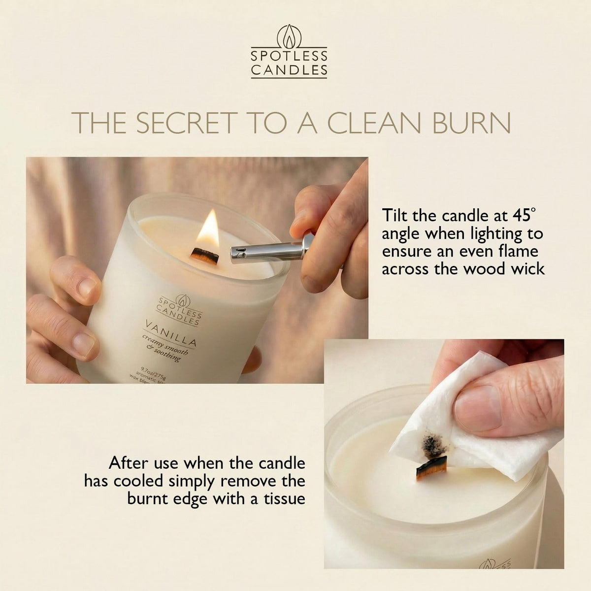 Vanilla Candle; 275g