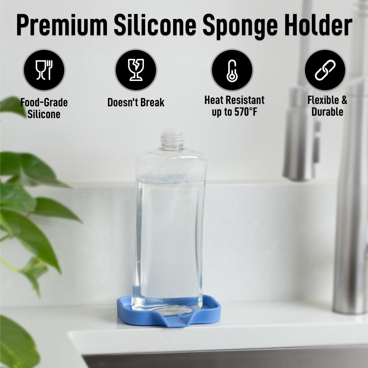 Small Silicone Sponge Holder