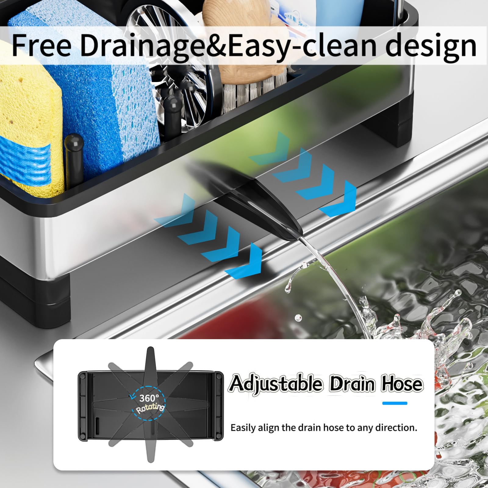Sponge Holder for Kitchen Sink