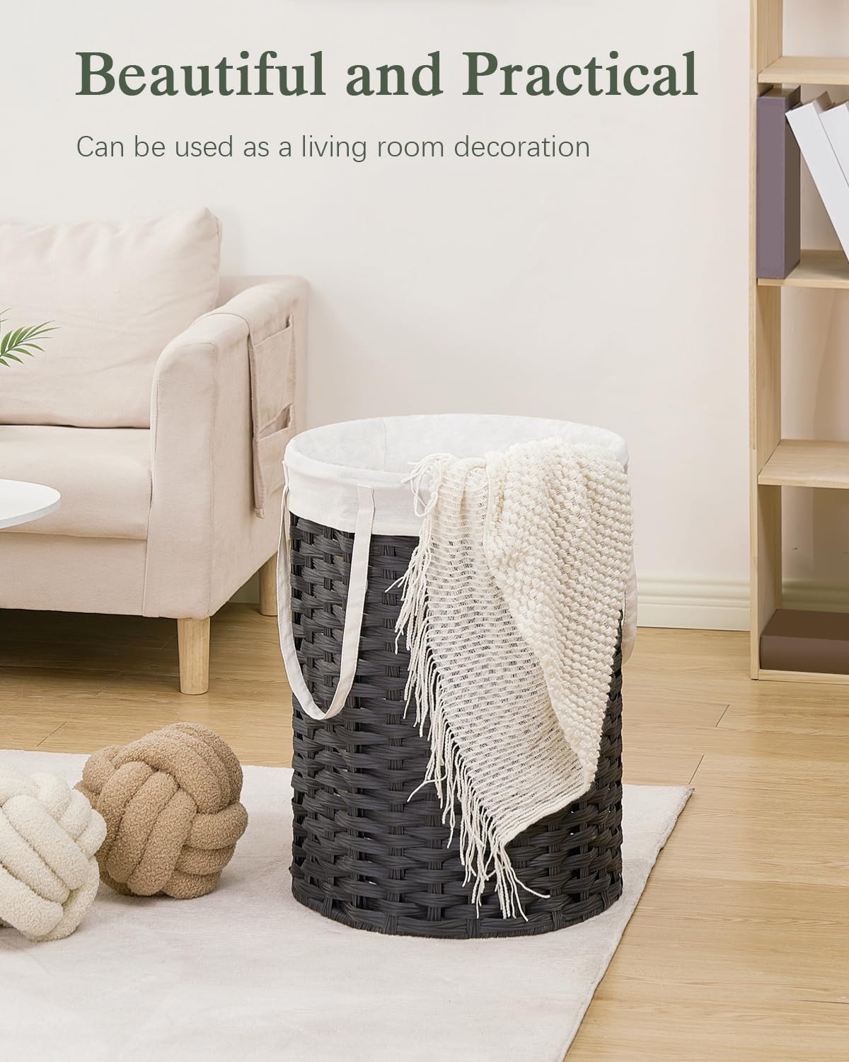 Laundry Hamper Laundry Basket Round 19.0 Gal
