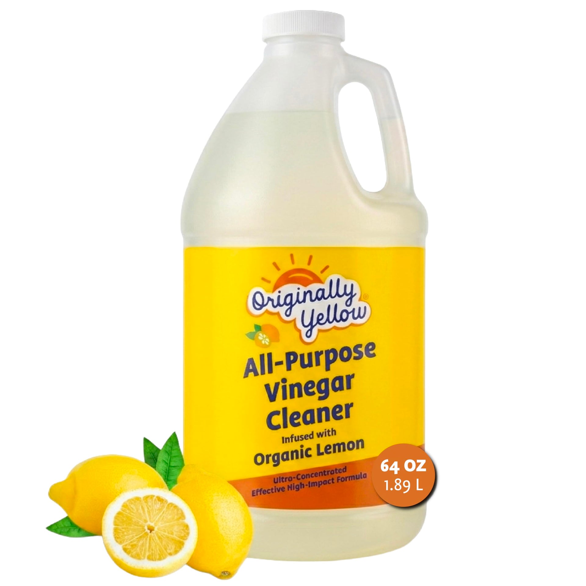 Lemon Vinegar For Cleaning Purpose (64 Fl Oz)