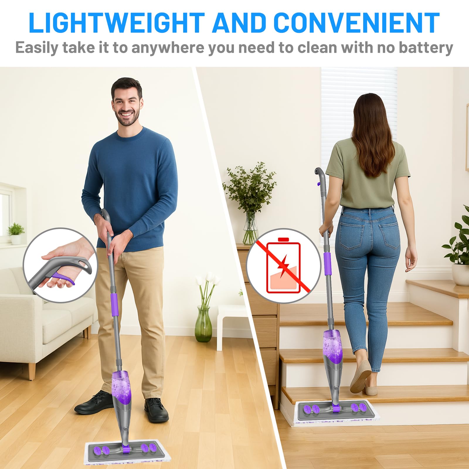 Spray Mops for Floor Cleaning