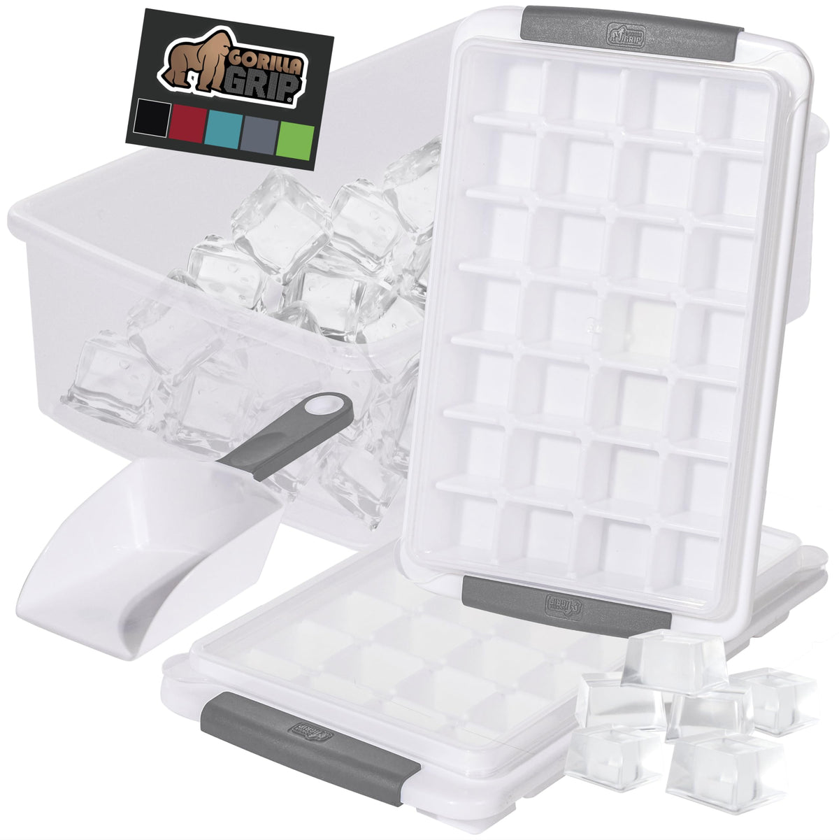 BPA Free Easy Release Ice Cube Tray for Freezer