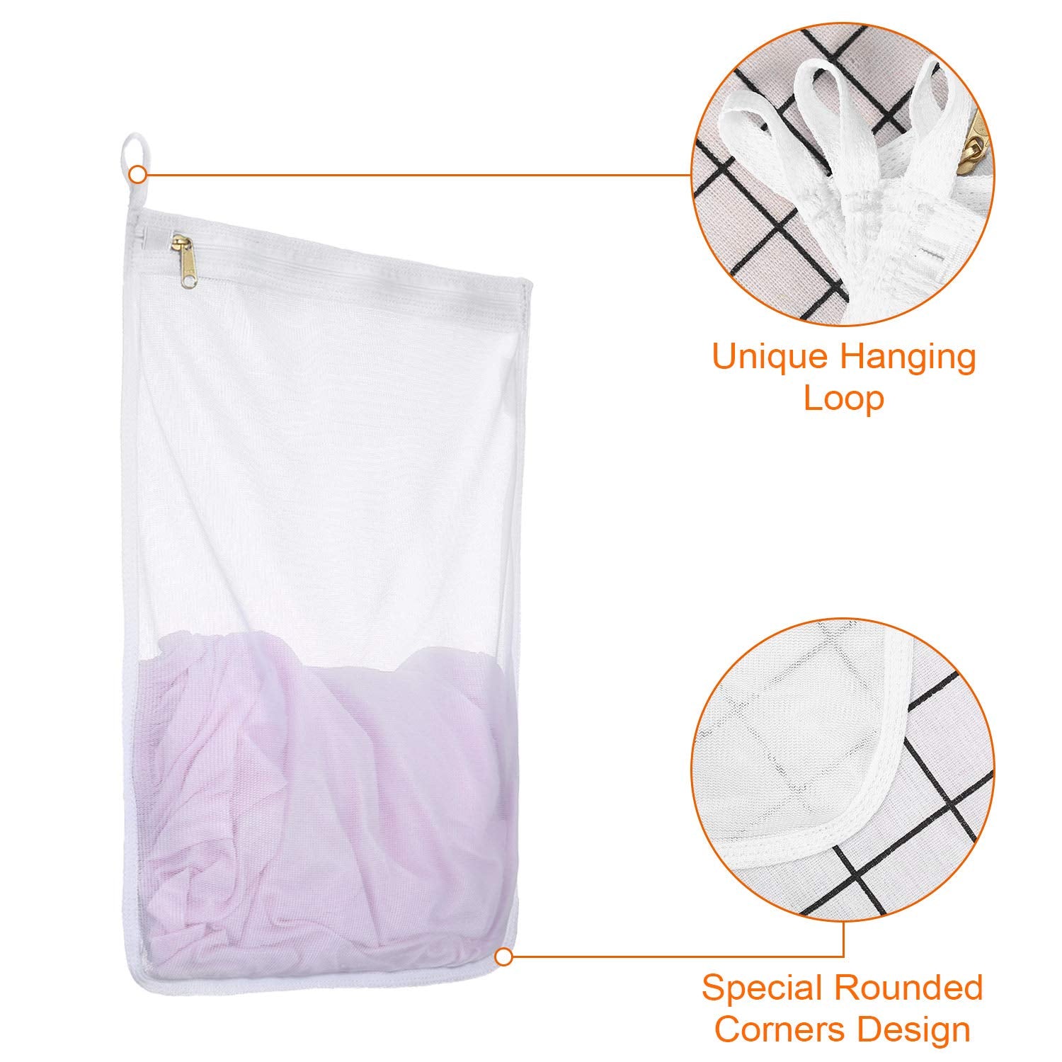 Fine Mesh Laundry Bags for Delicates