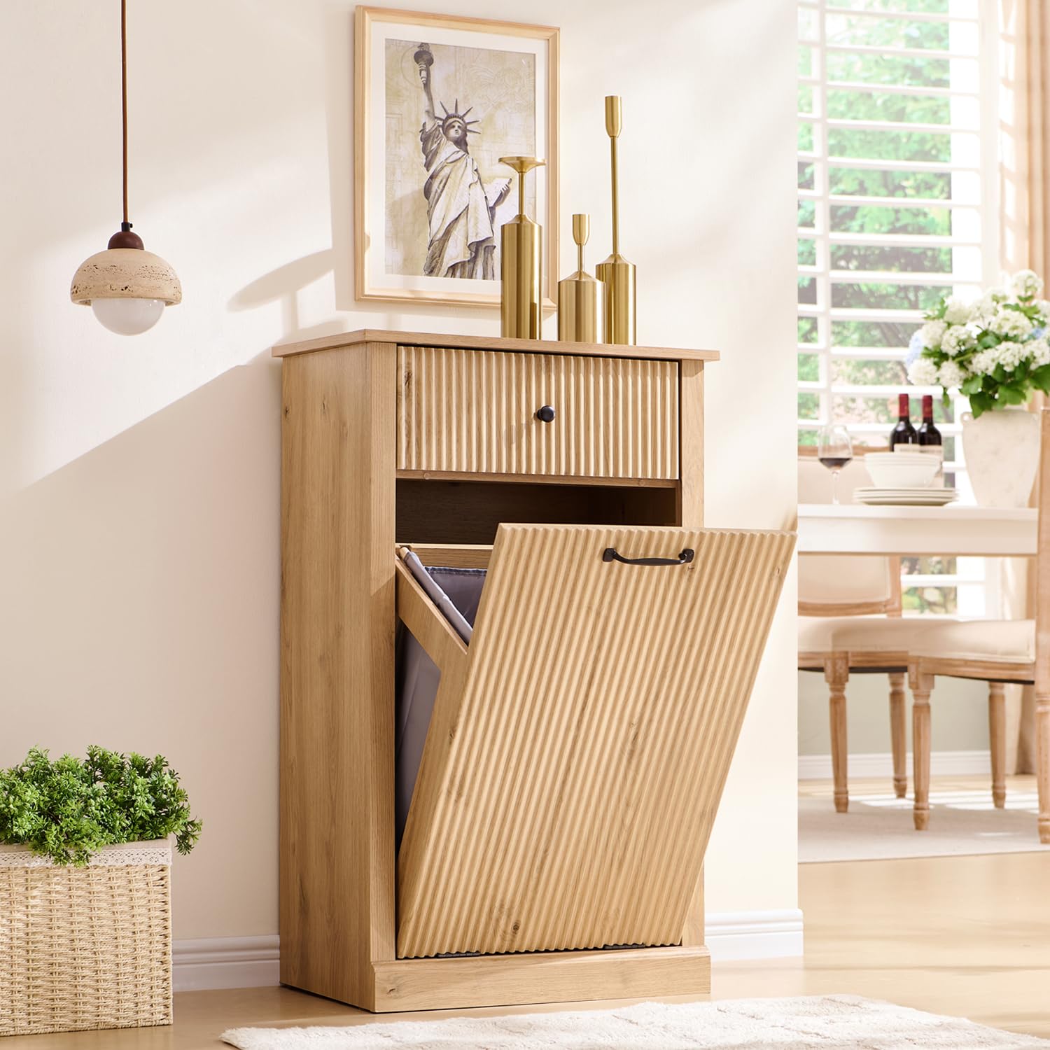 Tilt Out Trash Can Cabinet