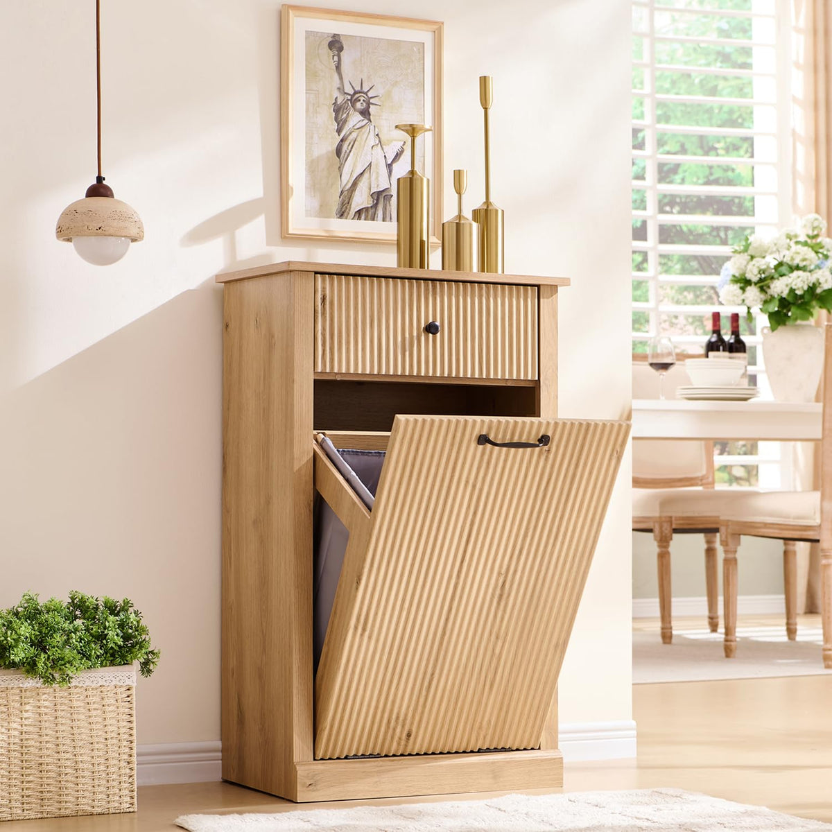 Tilt Out Trash Can Cabinet