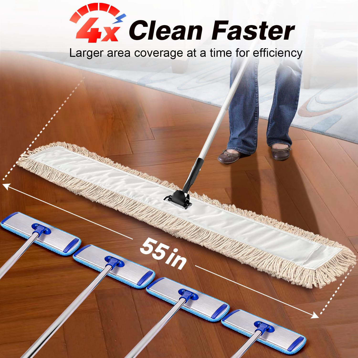 Commercial Dust Mop & Floor Sweeper