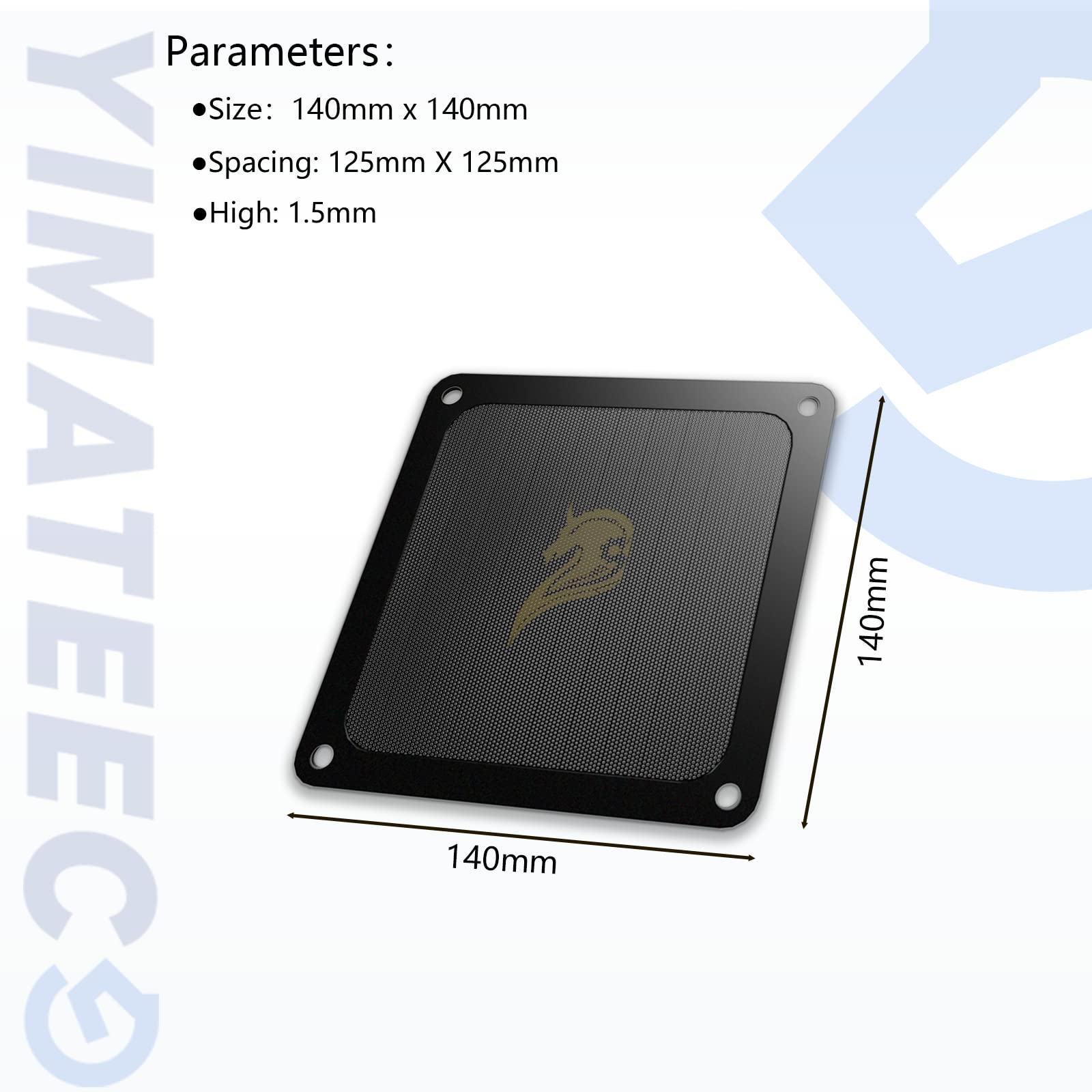 Dust Filter PC 140mm for Computer Cooler Fan