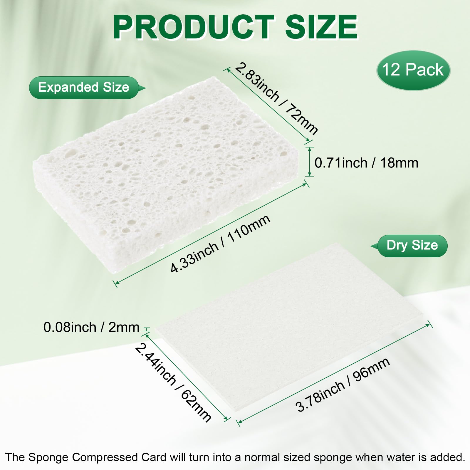 12 Pack Kitchen Sponges (12 Count)
