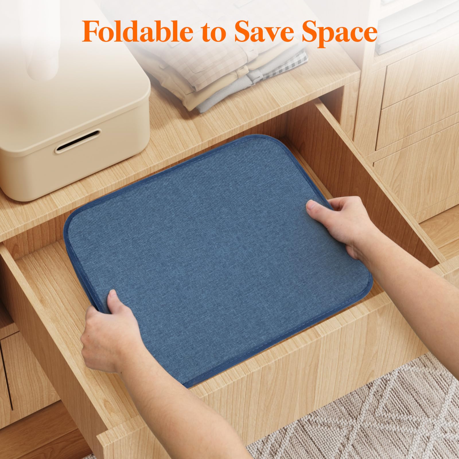 80L Large Laundry Basket with Handles