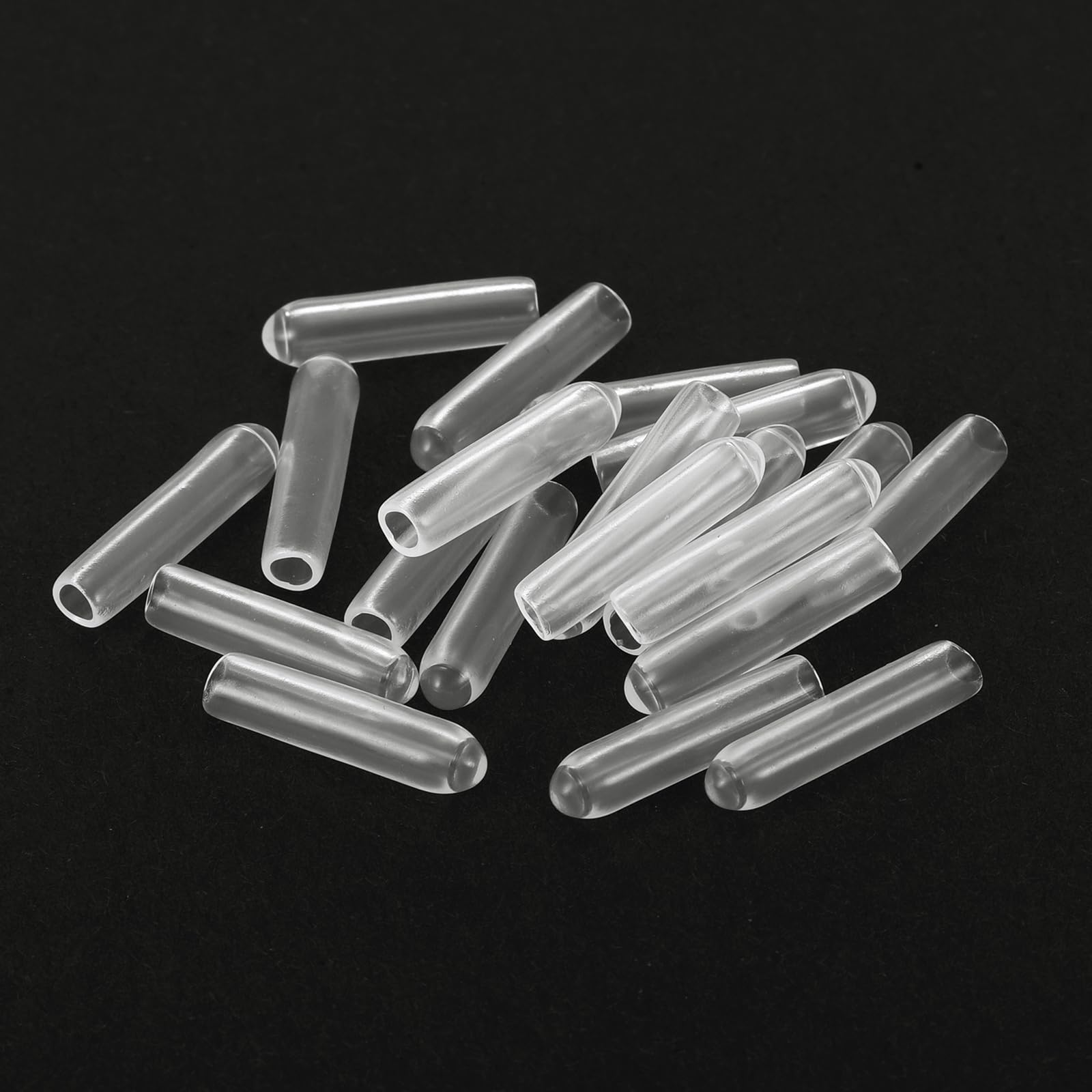 20pcs Rubber End Caps Protective Caps 2.5mm ID Vinyl PVC Round Tube Bolt Cap Cover Screw Thread Protectors
